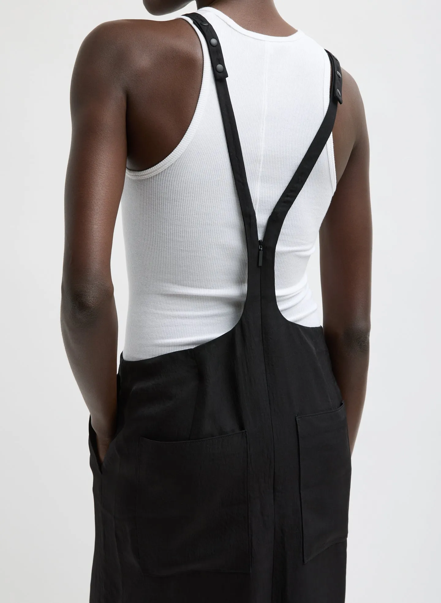 Summer Acetate Crinkle Overall Skirt sold by Tibi product image thumbnail 4