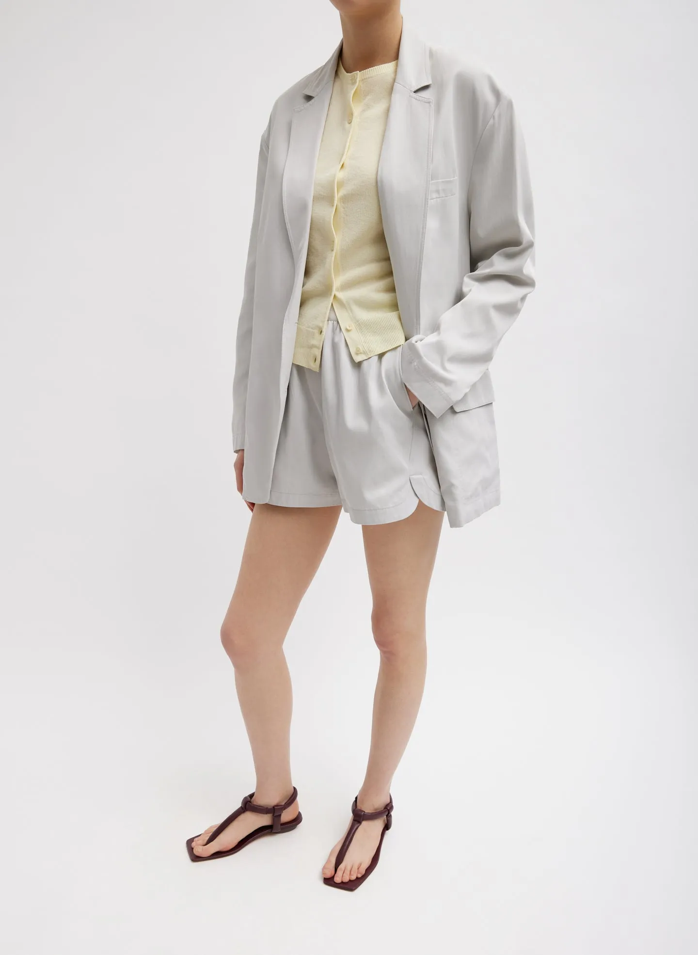 Drapey Suiting Liam Blazer sold by Tibi product image thumbnail 4