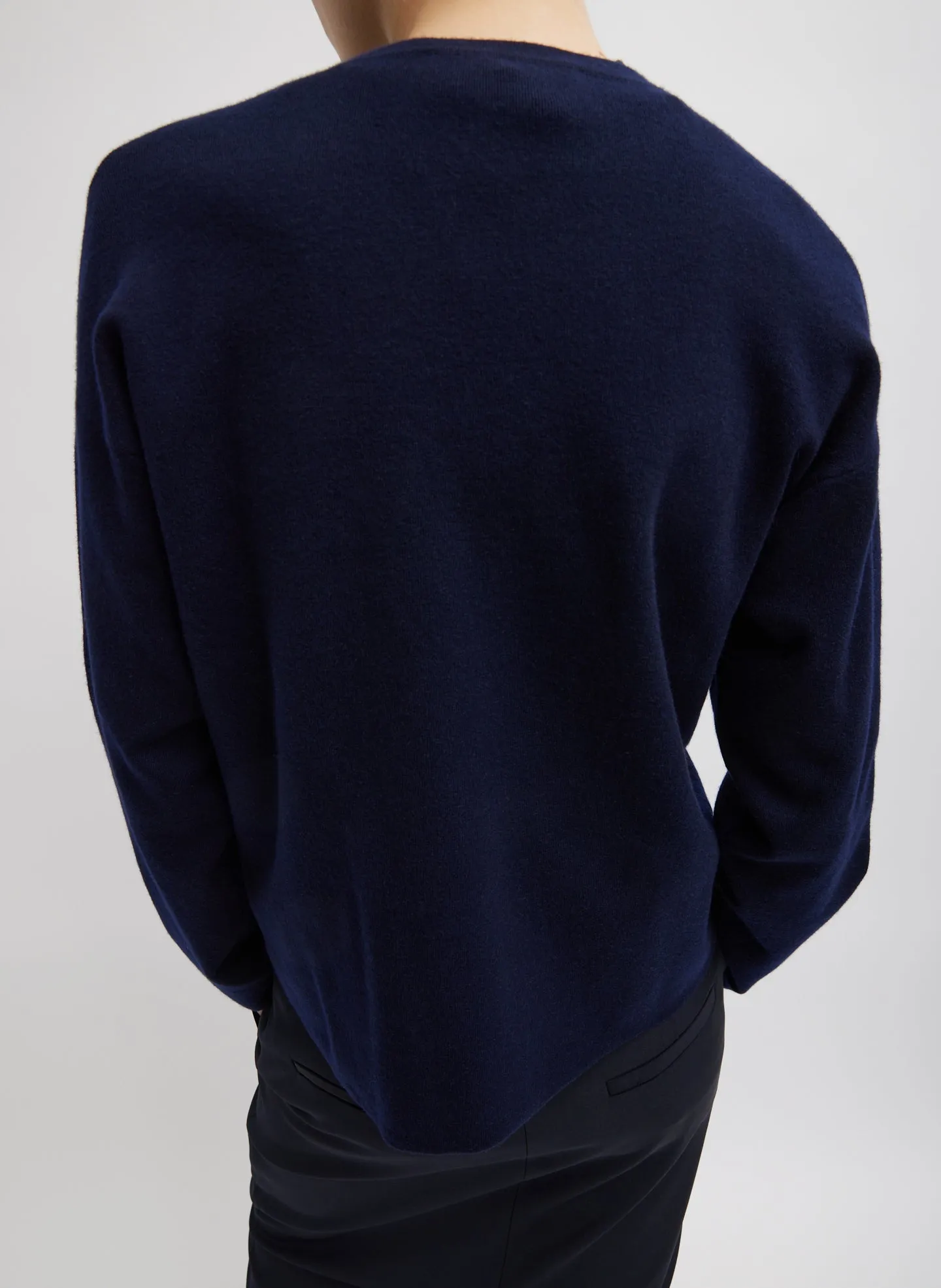 Double Faced Cashmere Oversized Easy Sweater sold by Tibi product image thumbnail 3