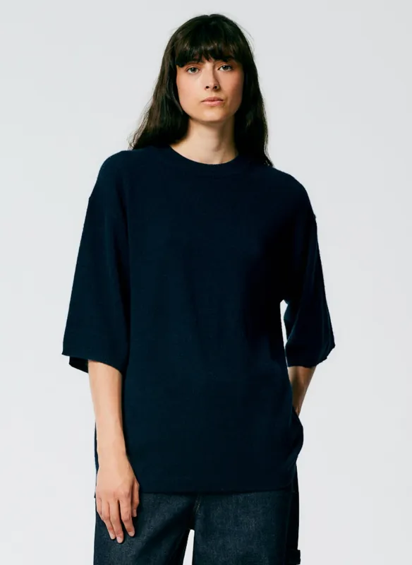 Feather Weight Cashmere Oversized Easy T-Shirt sold by Tibi
