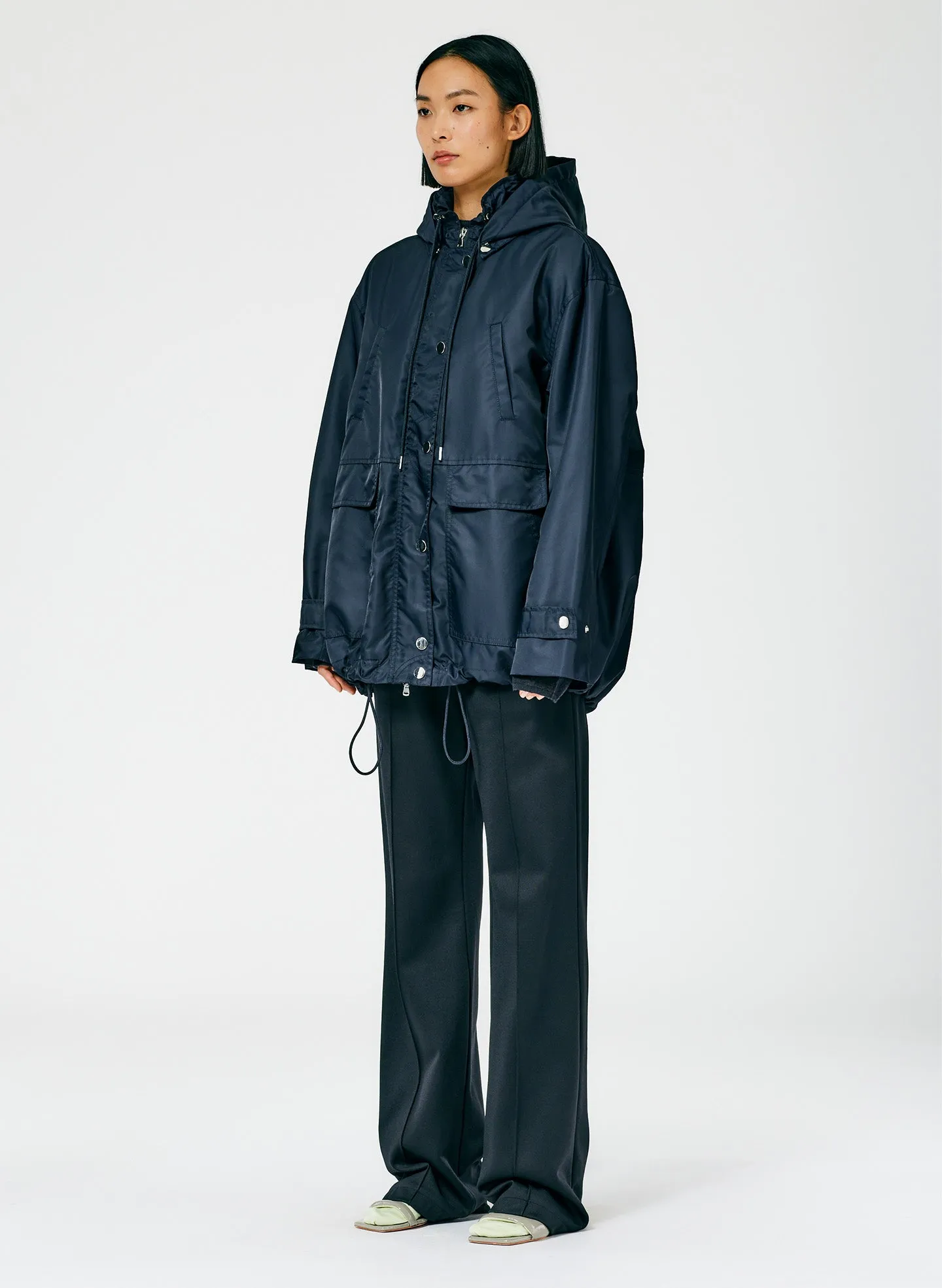 Eco Nylon Anorak with Removable Hood sold by Tibi product image thumbnail 3