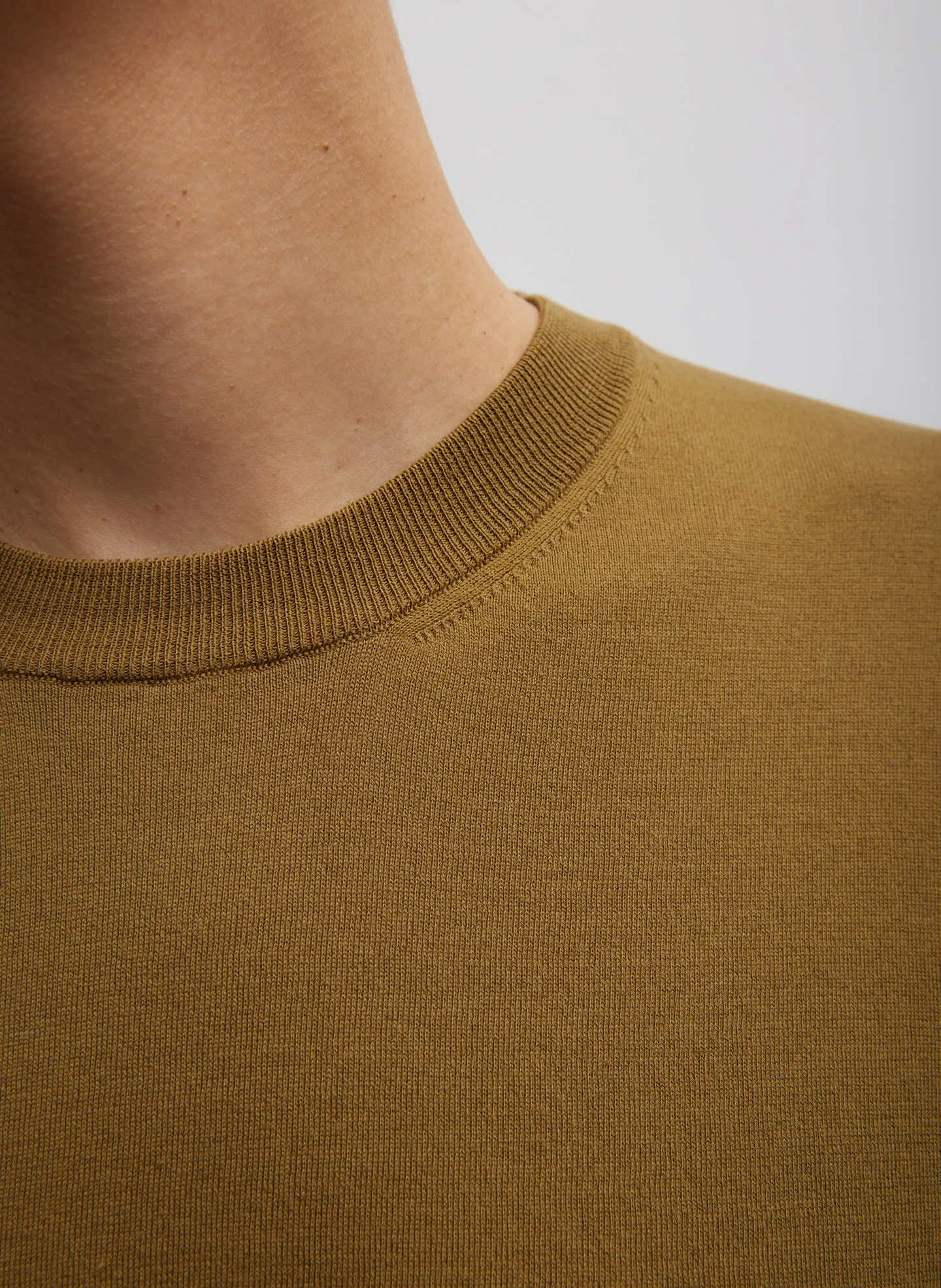 Super Fine Gauge Perfect Short Sleeve Men's Pullover sold by Tibi product image thumbnail 2