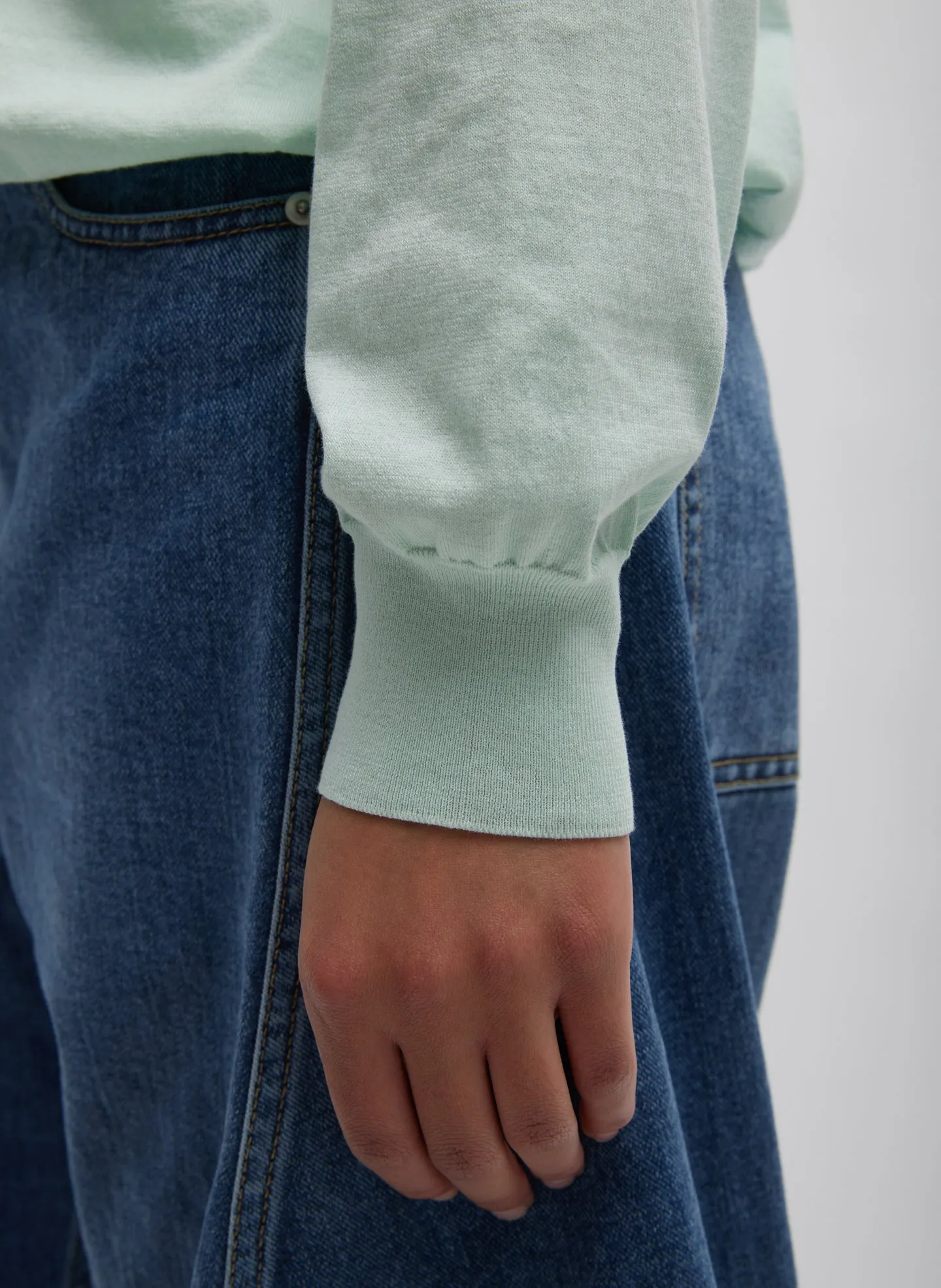Super Fine Gauge Perfect Men's Pullover sold by Tibi product image thumbnail 3