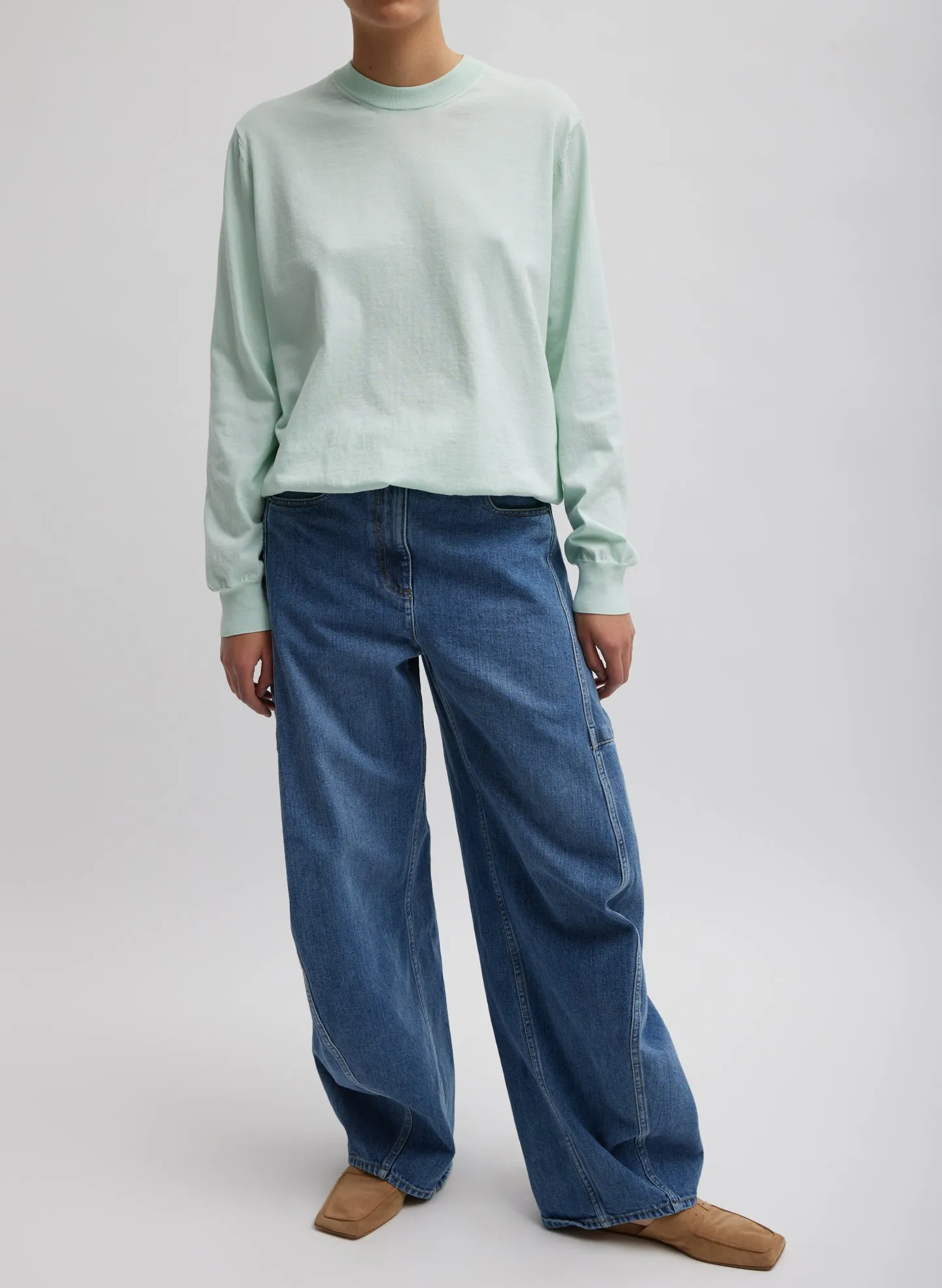 Super Fine Gauge Perfect Men's Pullover sold by Tibi product image thumbnail 4