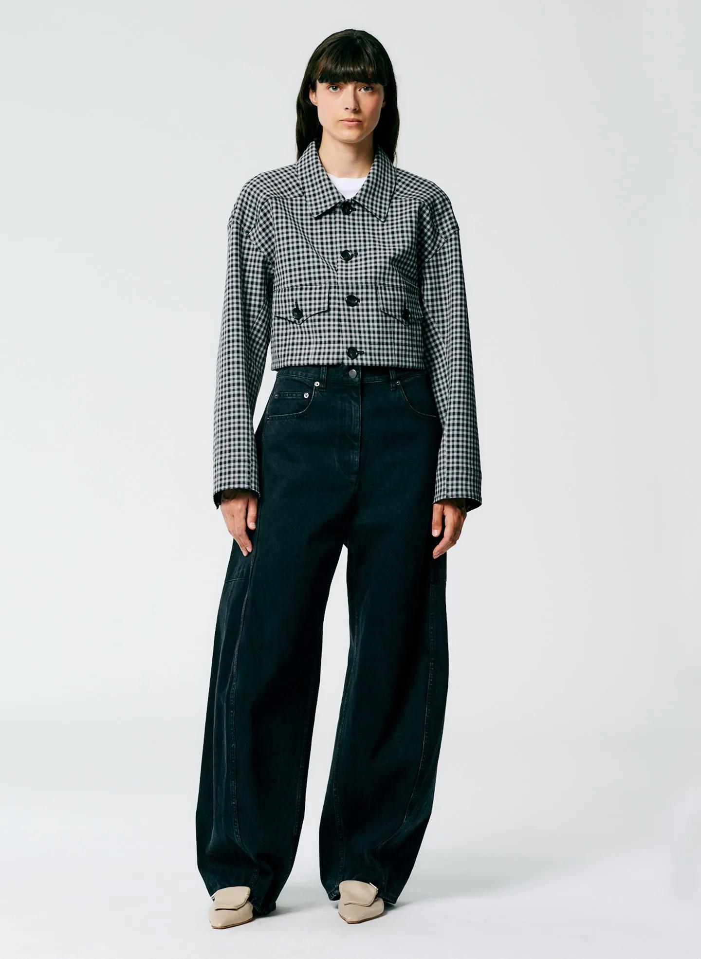 Black Denim Sid Jean - Regular sold by Tibi product image thumbnail 3