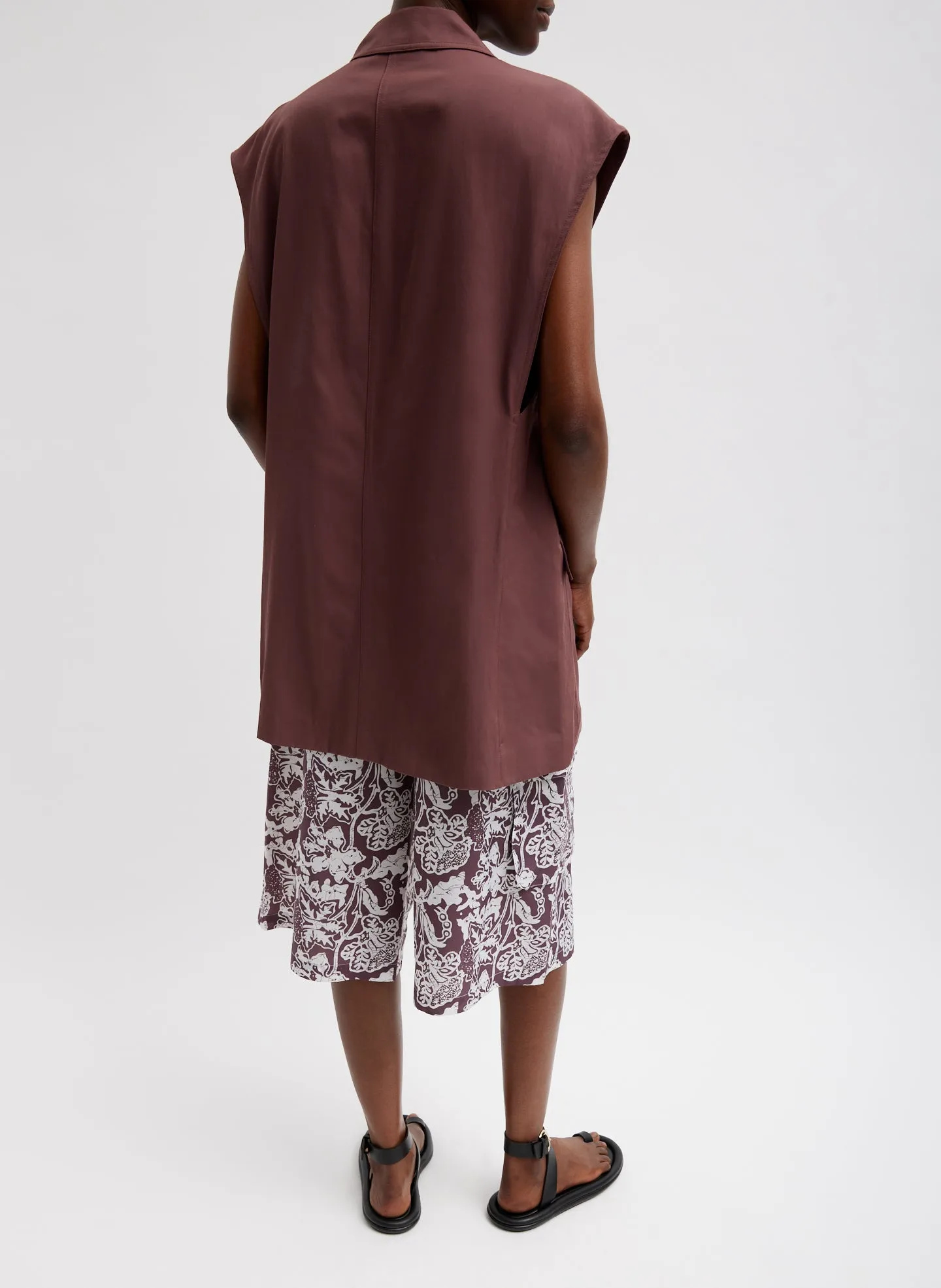 Drapey Suiting Oversized Double Breasted Vest sold by Tibi product image thumbnail 4