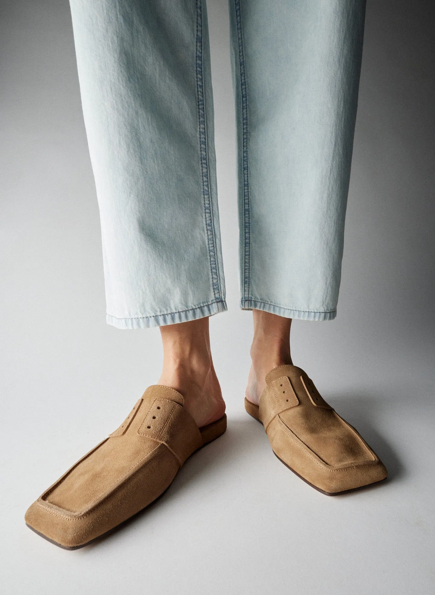 Suede Granger Slide sold by Tibi product image thumbnail 2