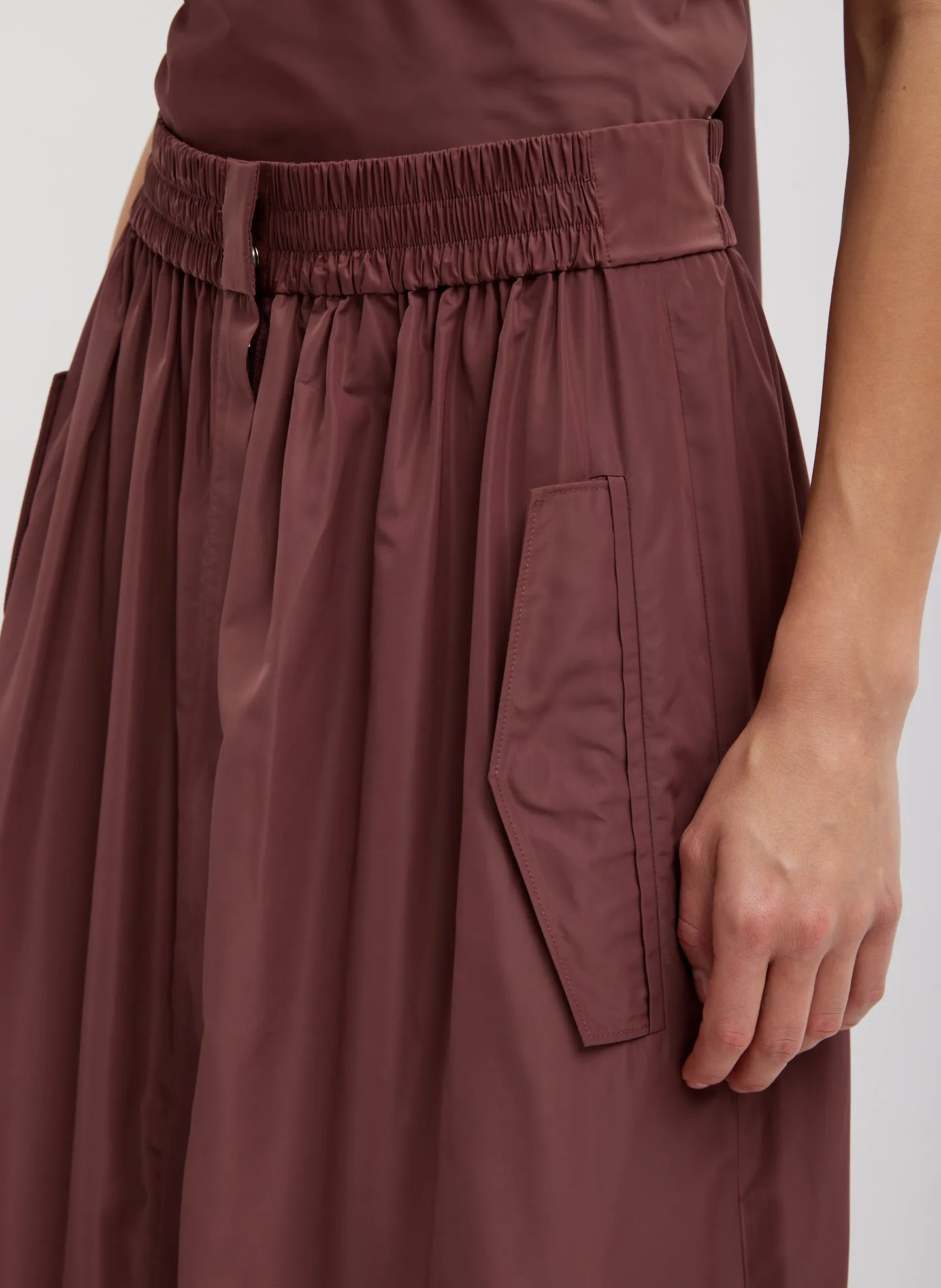 Italian Sporty Nylon Full Skirt sold by Tibi product image thumbnail 2