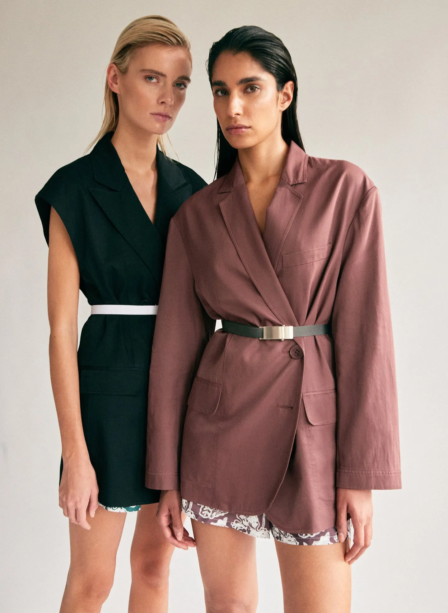 Drapey Suiting Oversized Double Breasted Vest sold by Tibi product image thumbnail 2