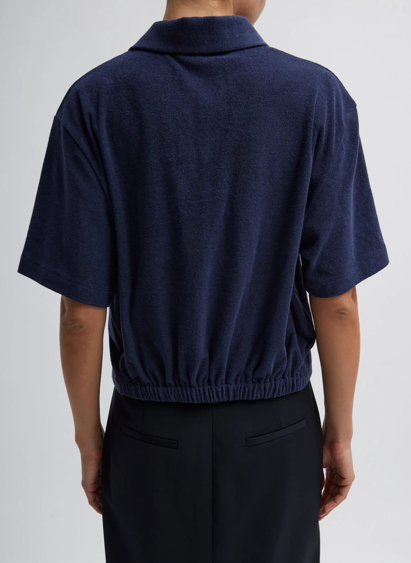 Dry Loop Terry Easy Polo sold by Tibi product image thumbnail 2