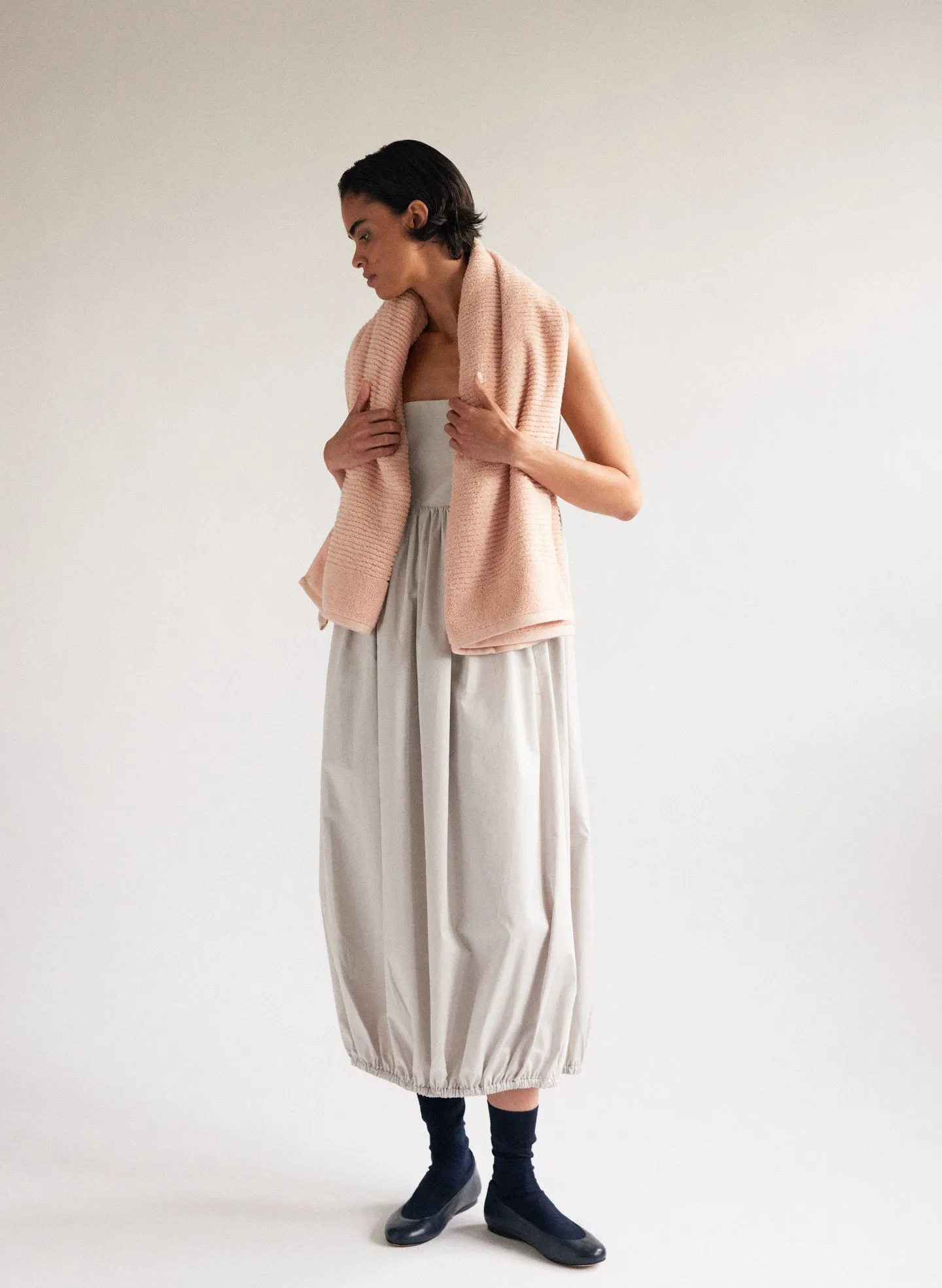 Eco Poplin Square Neck Sculpted Dress sold by Tibi product image thumbnail 2