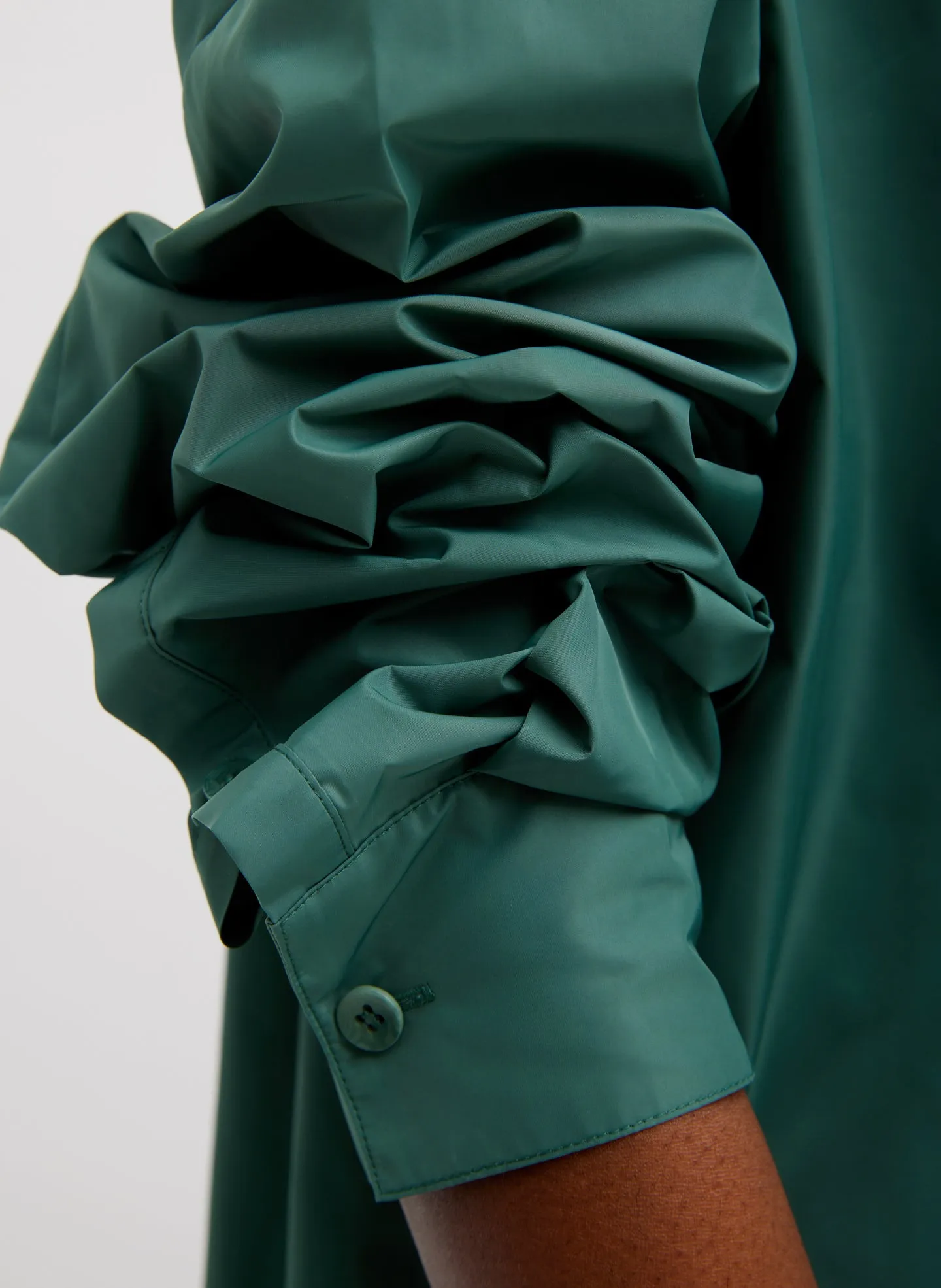 Italian Sporty Nylon Shirt With Cocoon Back sold by Tibi product image thumbnail 3