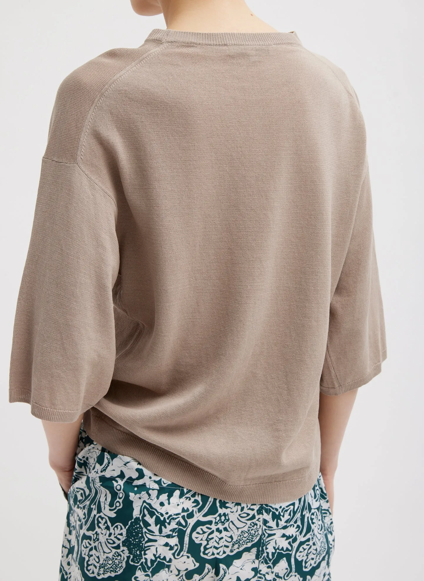 Crispy Sweater Oversized Easy T-Shirt sold by Tibi product image thumbnail 2