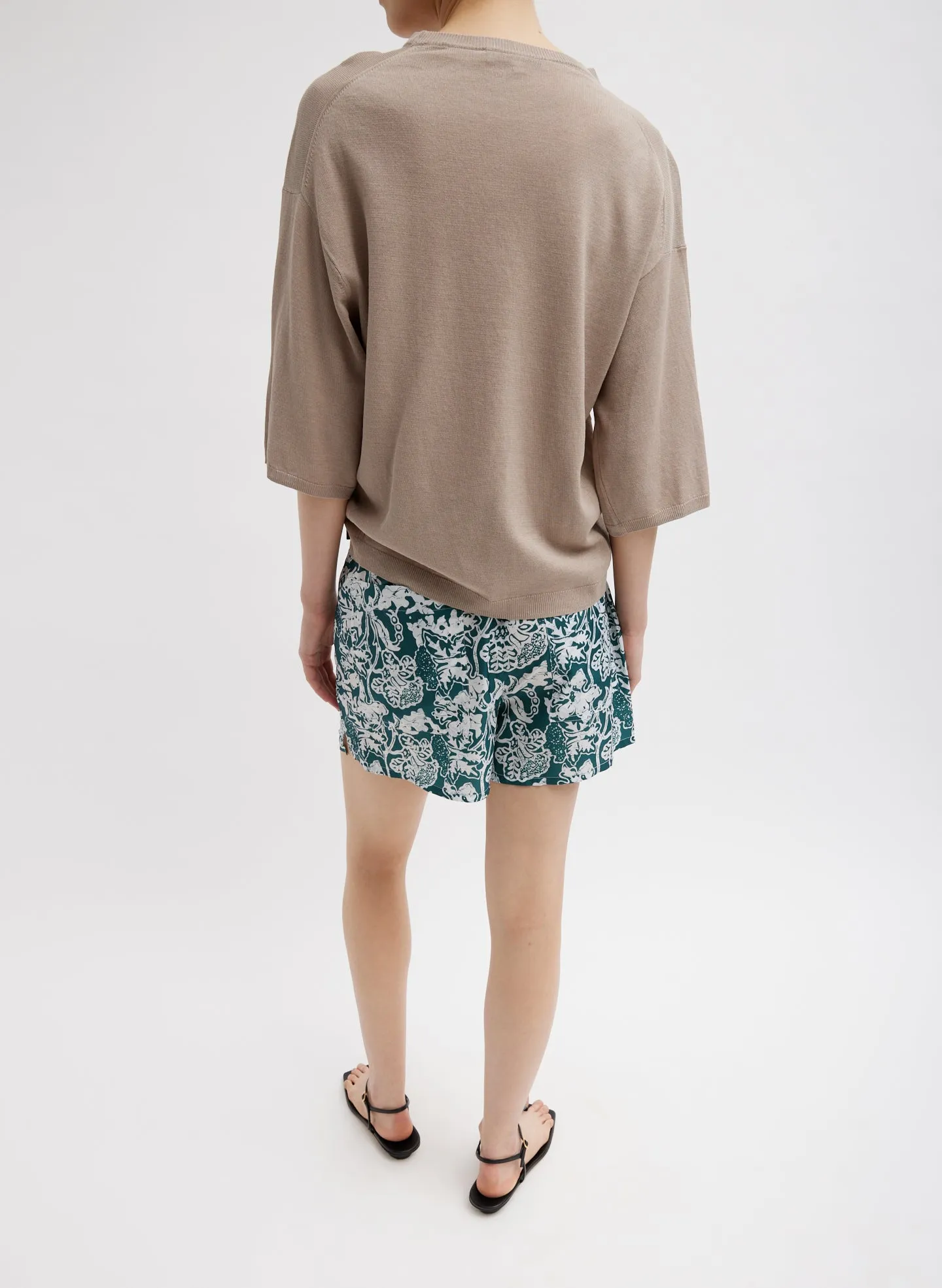 Crispy Sweater Oversized Easy T-Shirt sold by Tibi product image thumbnail 4