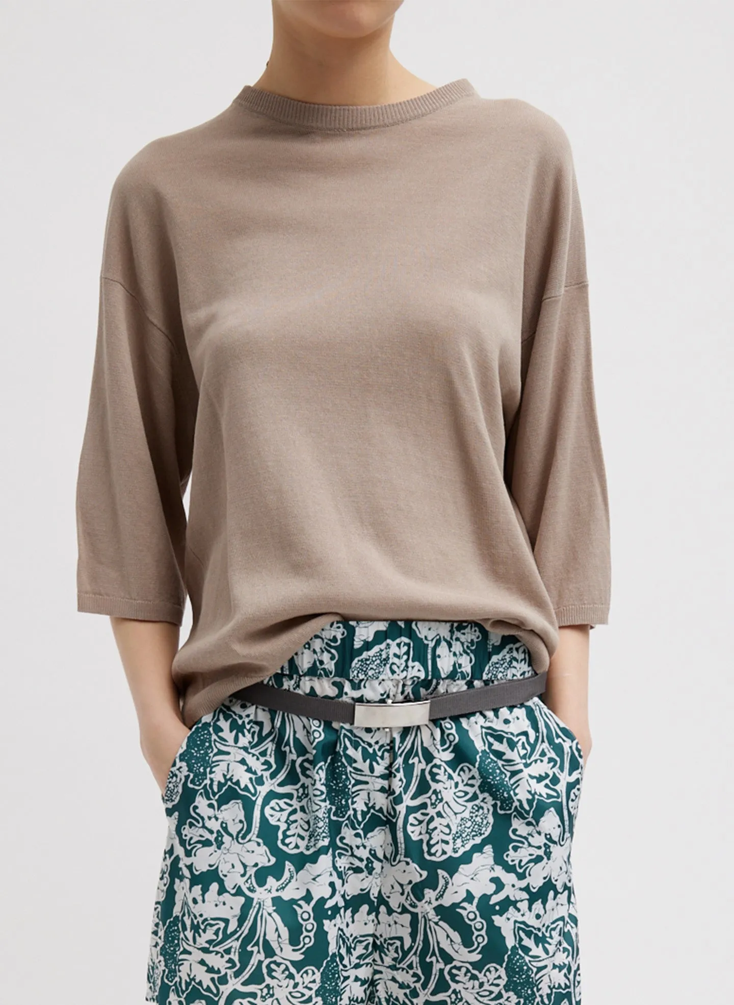 Crispy Sweater Oversized Easy T-Shirt sold by Tibi