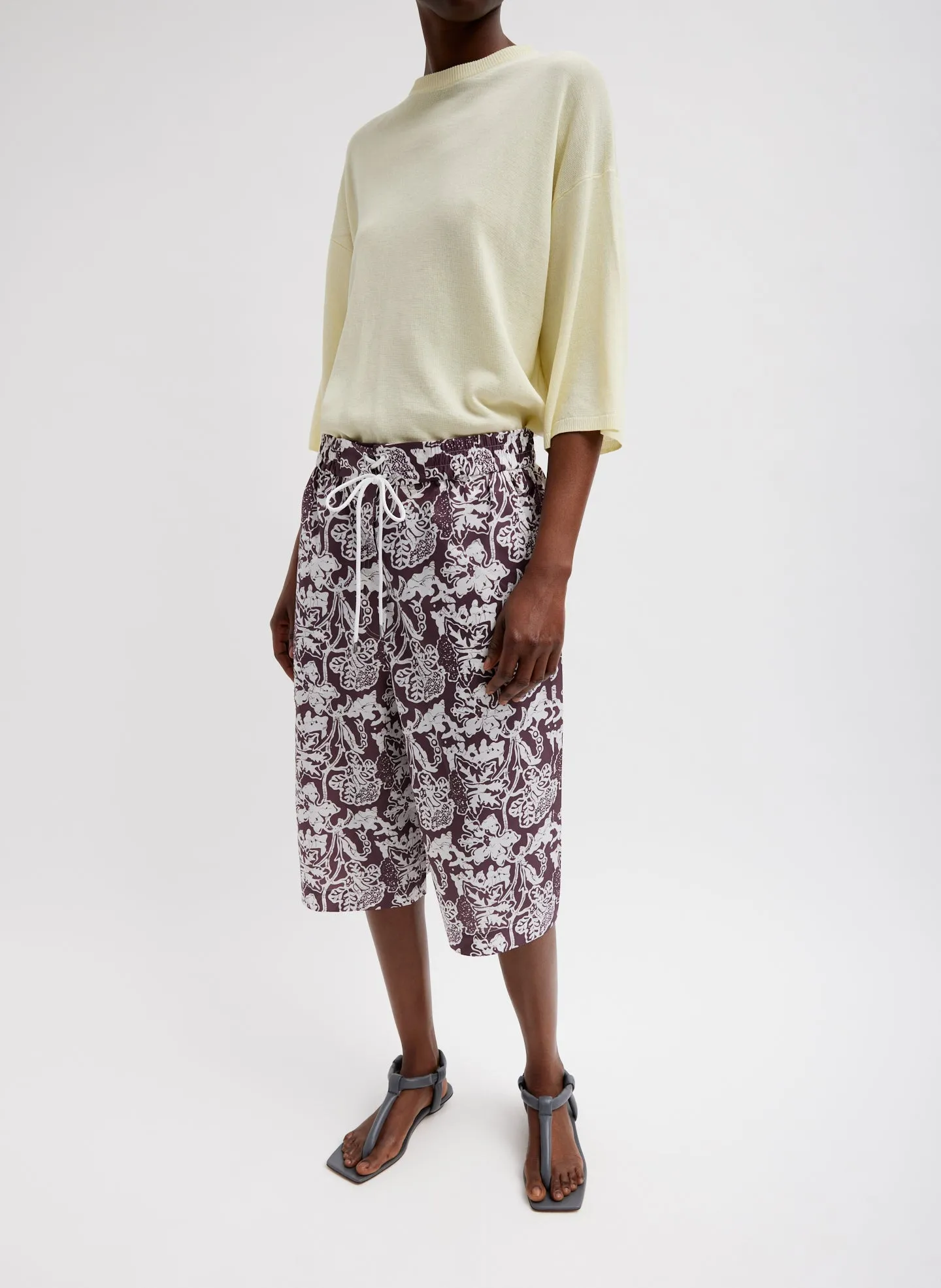 Recycled Nylon Batik Cargo Short sold by Tibi