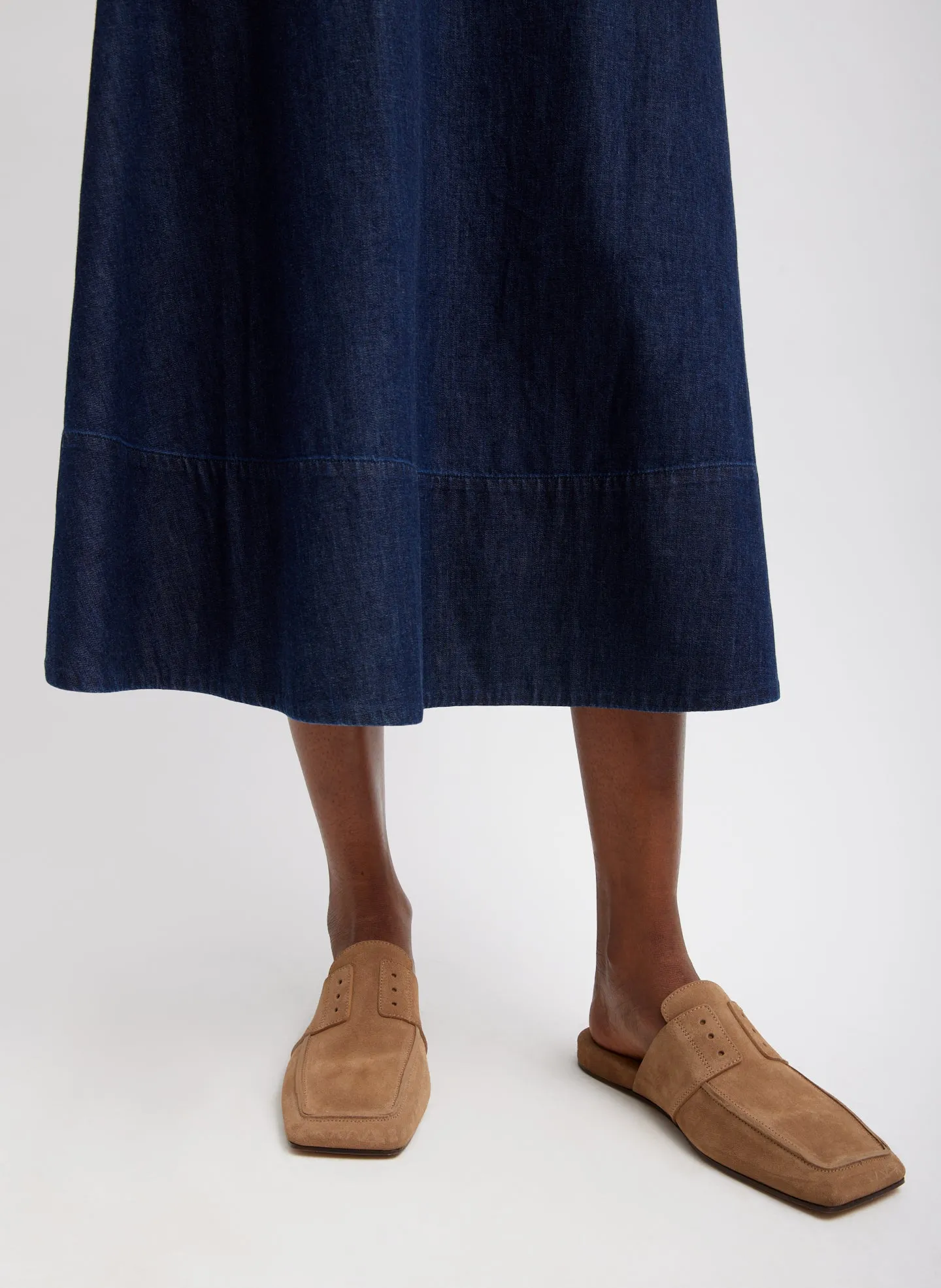 Summer Denim Circle Skirt sold by Tibi product image thumbnail 4