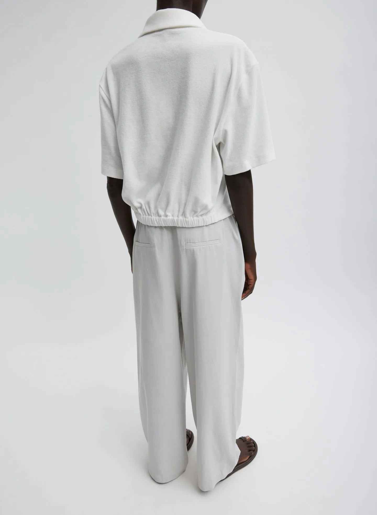 Dry Loop Terry Easy Polo sold by Tibi product image thumbnail 5
