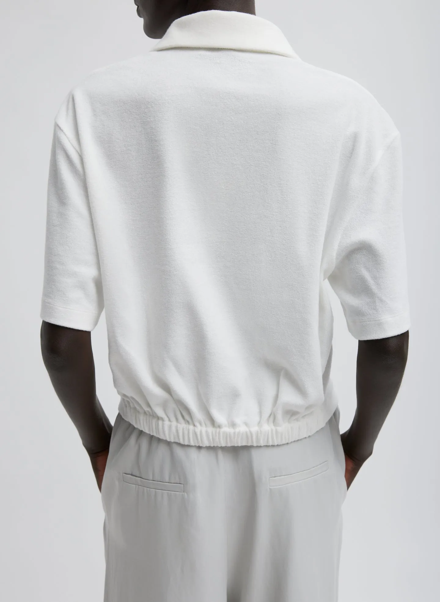 Dry Loop Terry Easy Polo sold by Tibi product image thumbnail 3