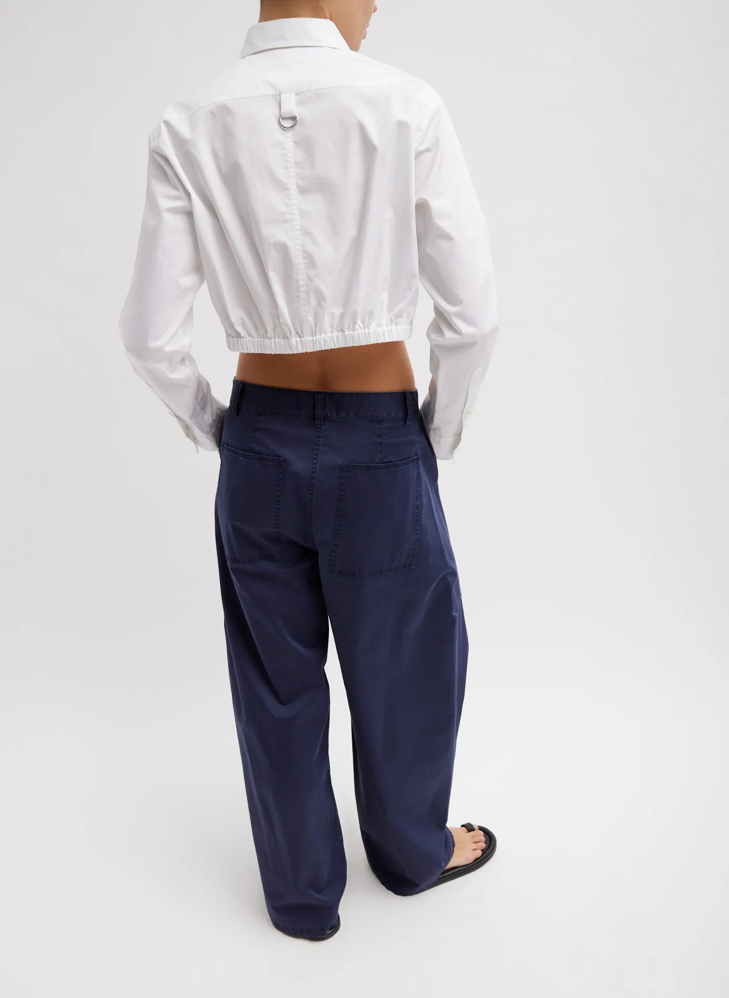 Garment Dyed Silky Cotton Sid Pant sold by Tibi product image thumbnail 4