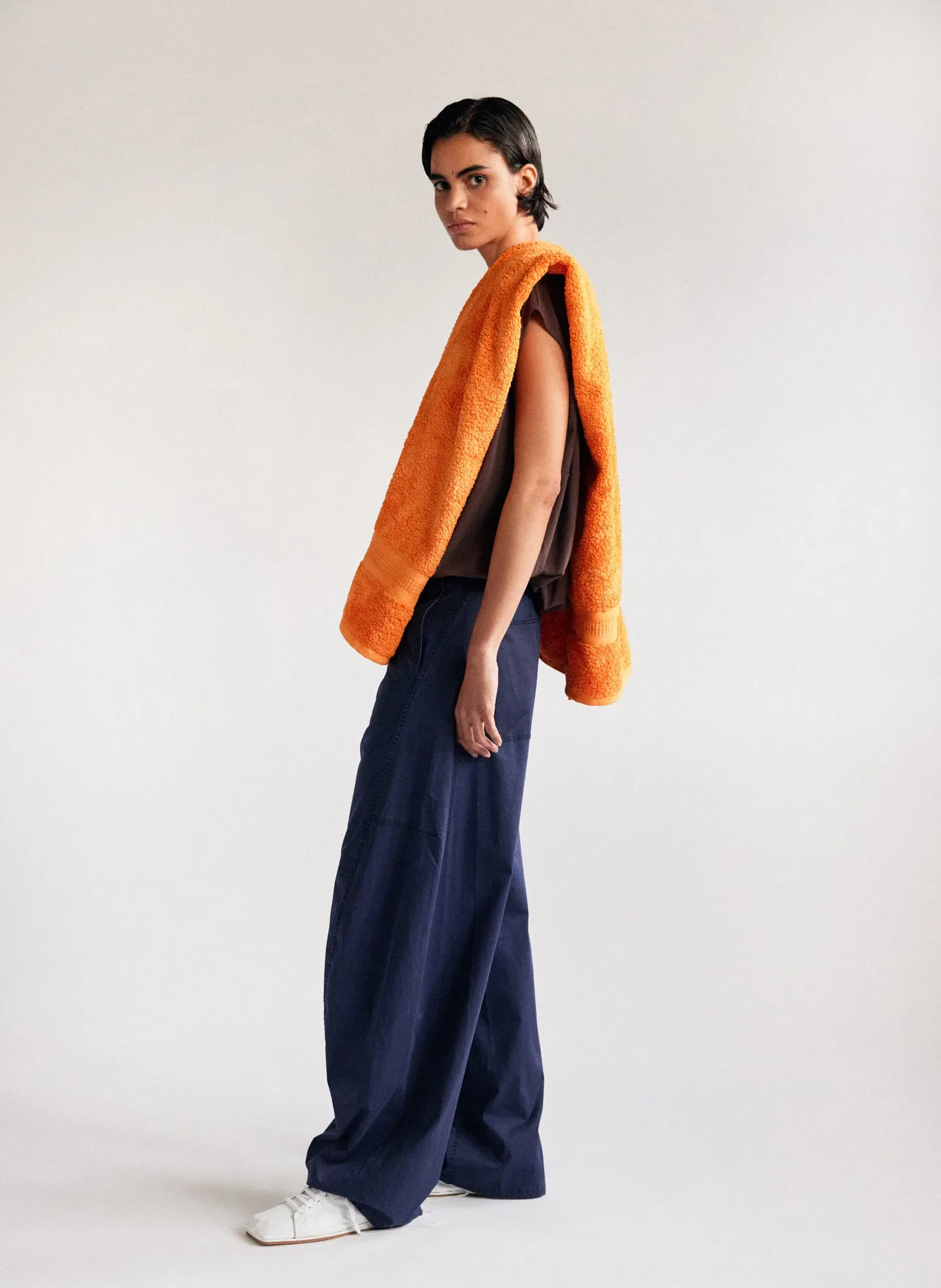 Garment Dyed Silky Cotton Sid Pant sold by Tibi product image thumbnail 2