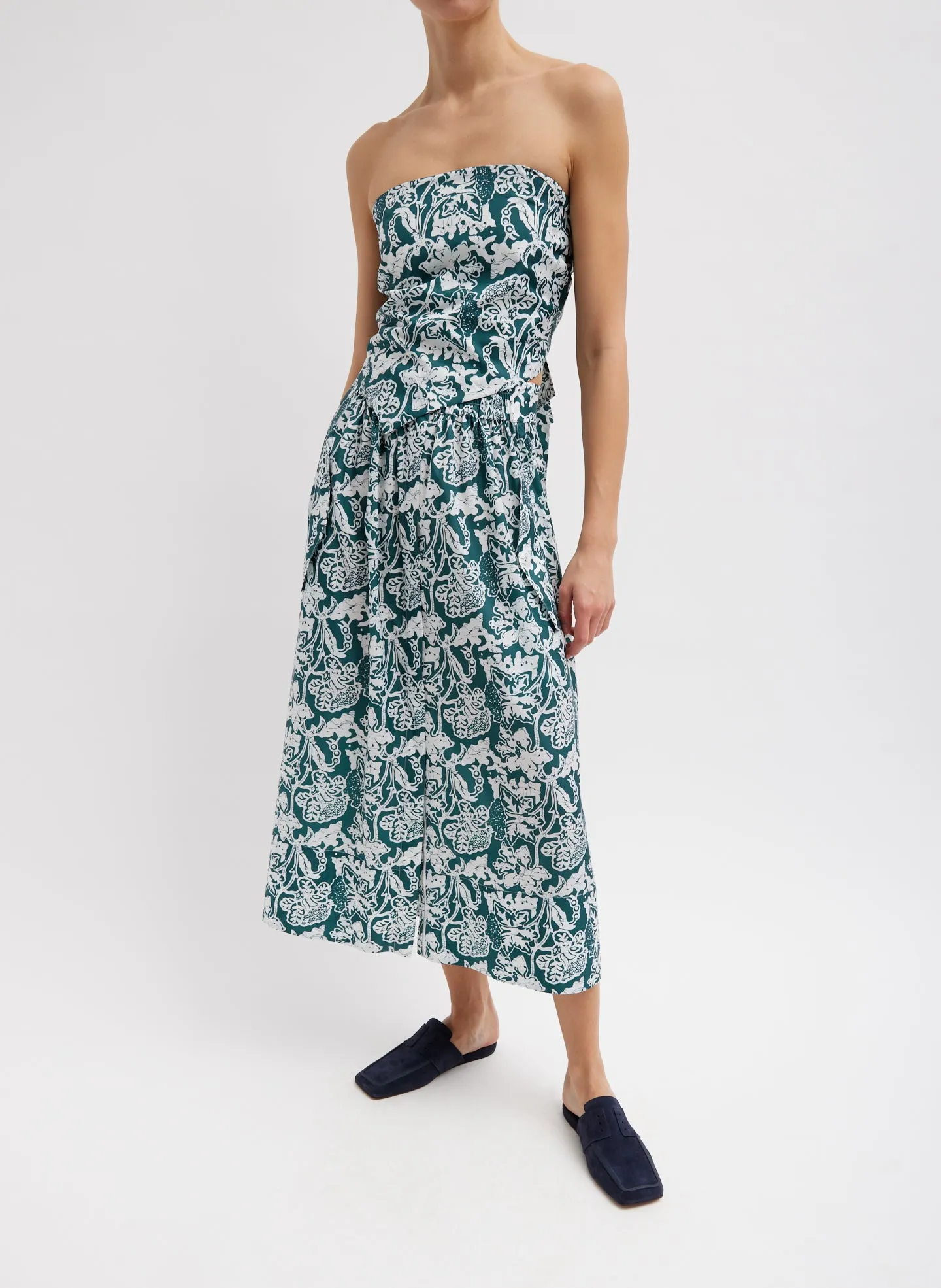 Recycled Nylon Batik Full Skirt sold by Tibi product image thumbnail 5