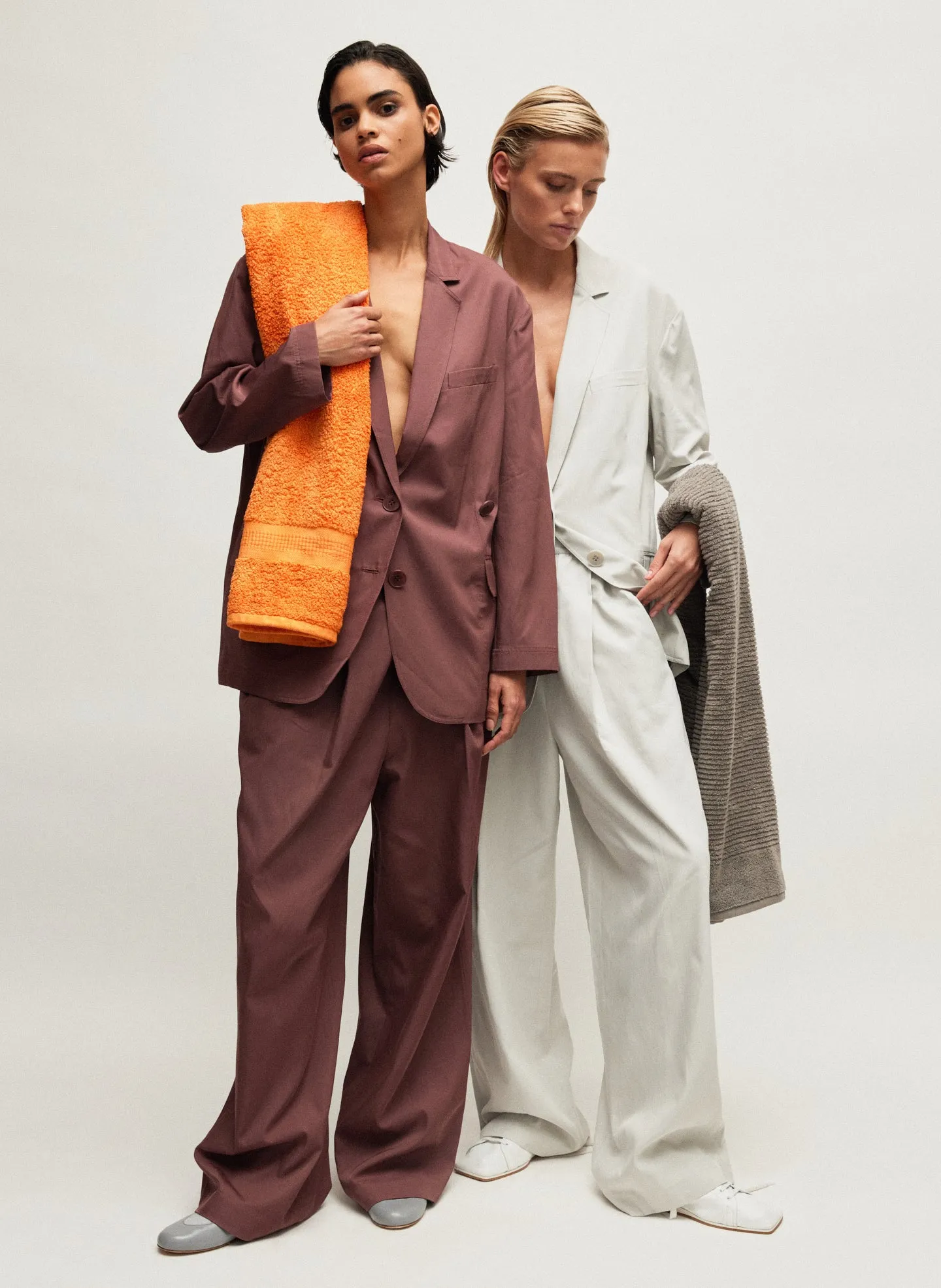 Drapey Suiting Marit Pull On Pant sold by Tibi product image thumbnail 2