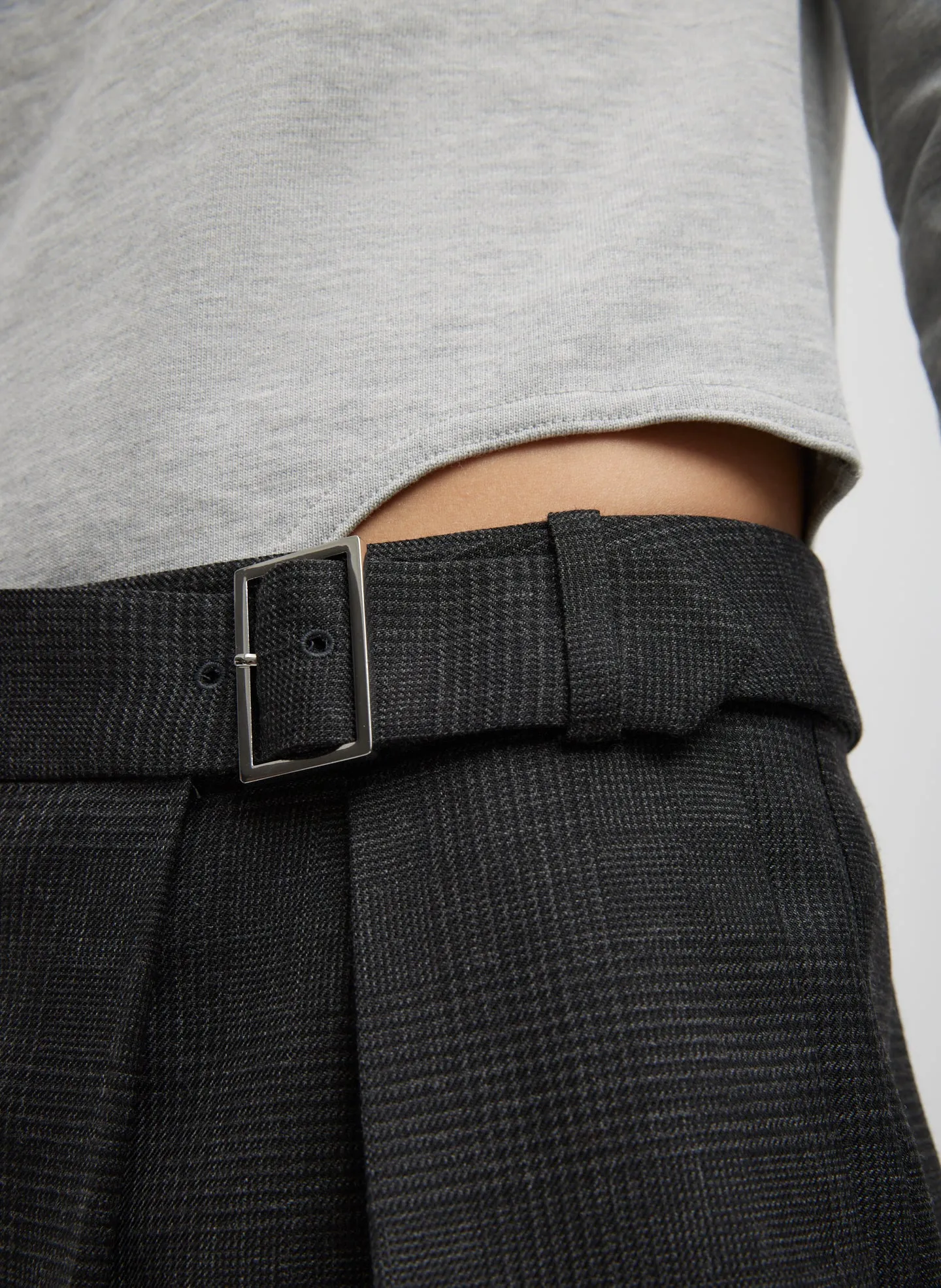 Adler Glenplaid Wrap Pant sold by Tibi product image thumbnail 4