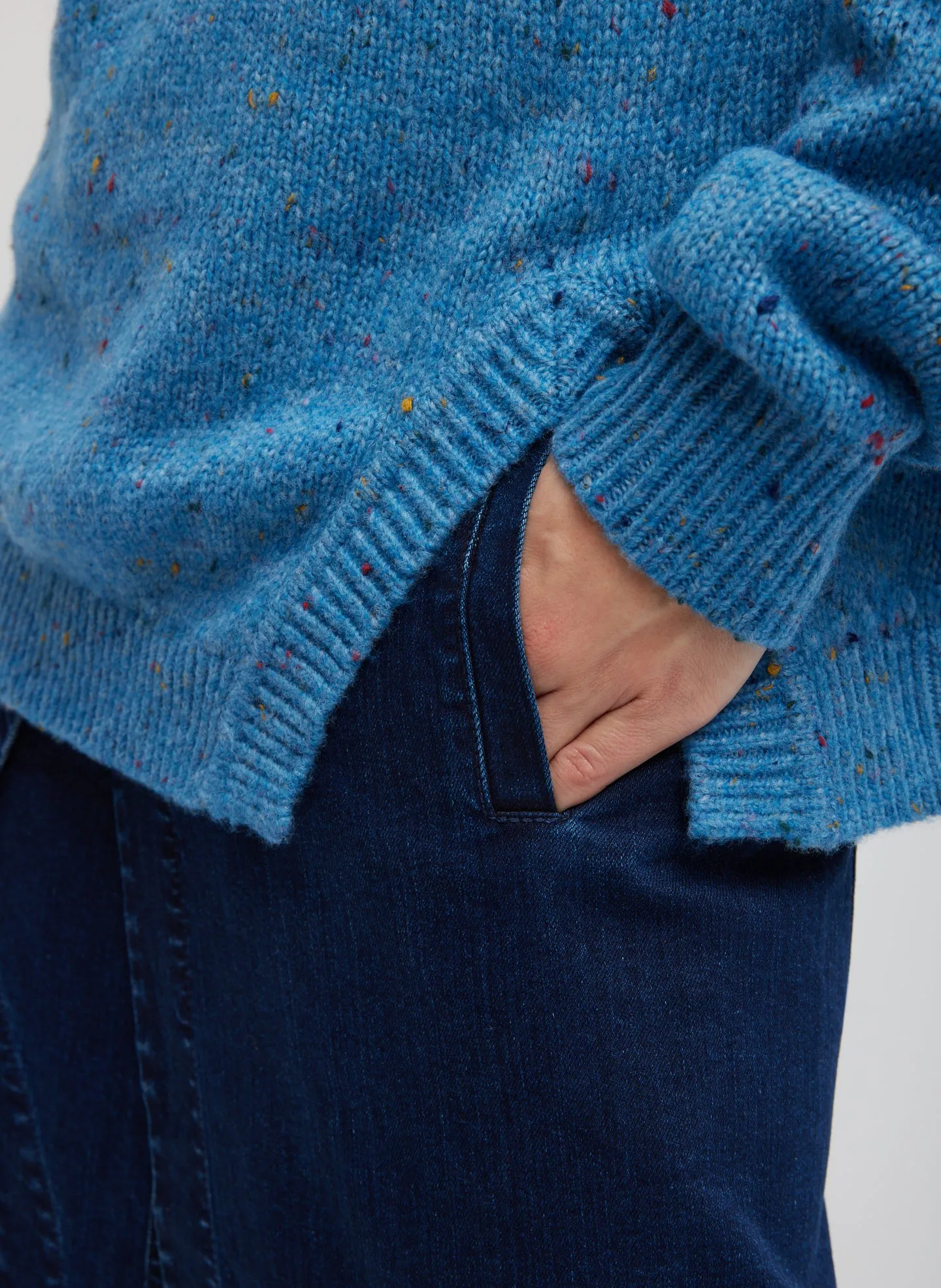 Confetti Crewneck Easy Pullover sold by Tibi product image thumbnail 2