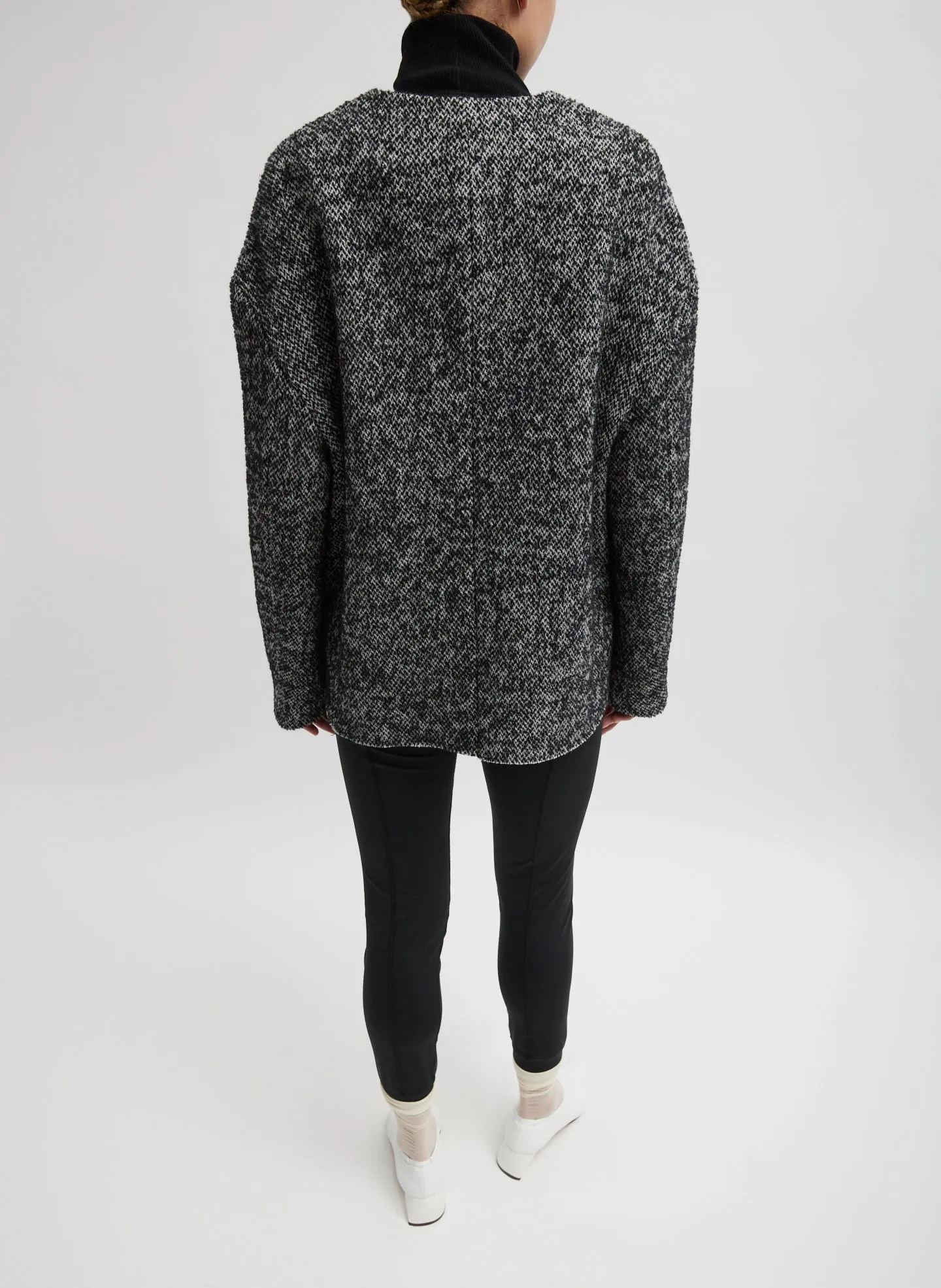 Boucle Tweed Cardigan Coat sold by Tibi product image thumbnail 3