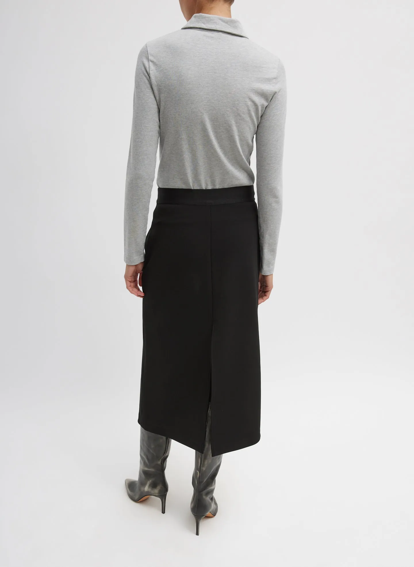 Wren Crepe Knit Midi Skirt sold by Tibi product image thumbnail 5