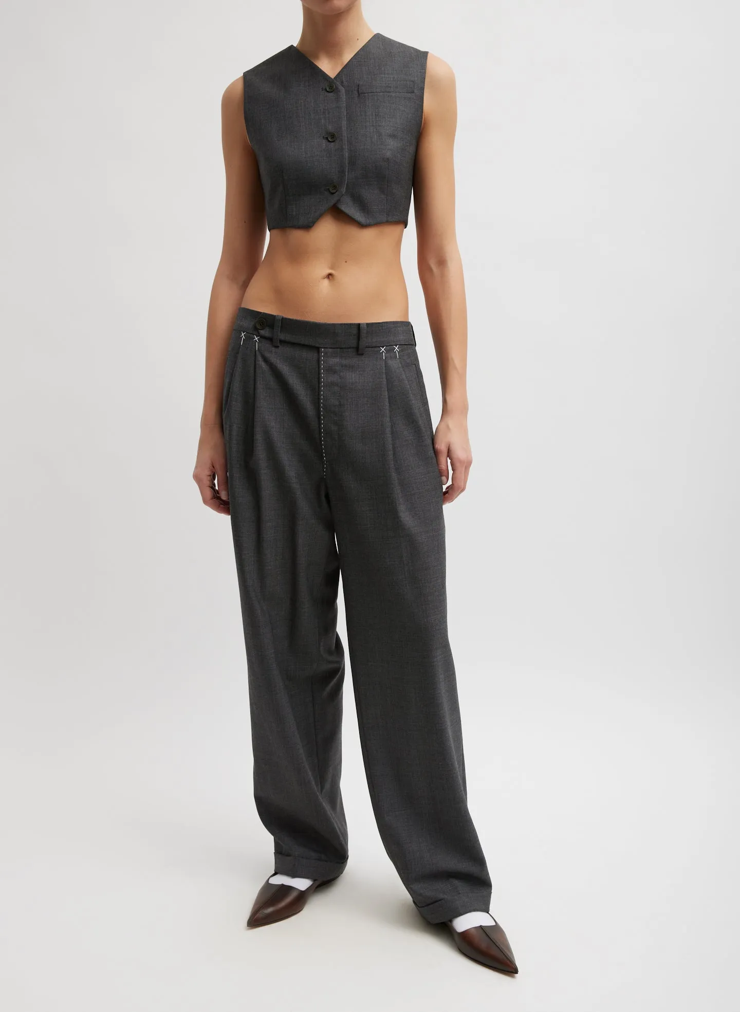 Ellis Suiting Derrick Trouser sold by Tibi