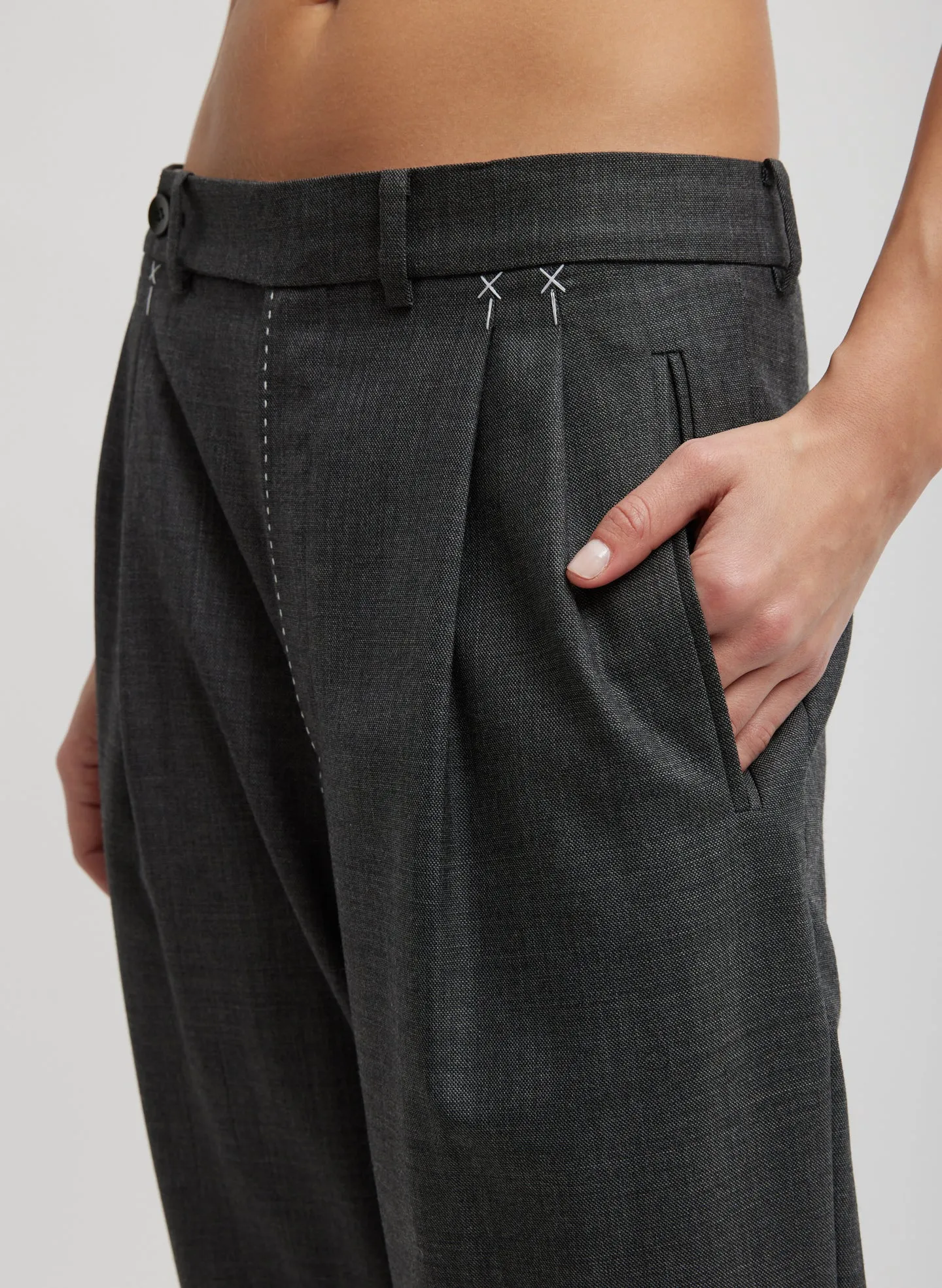 Ellis Suiting Derrick Trouser sold by Tibi product image thumbnail 4