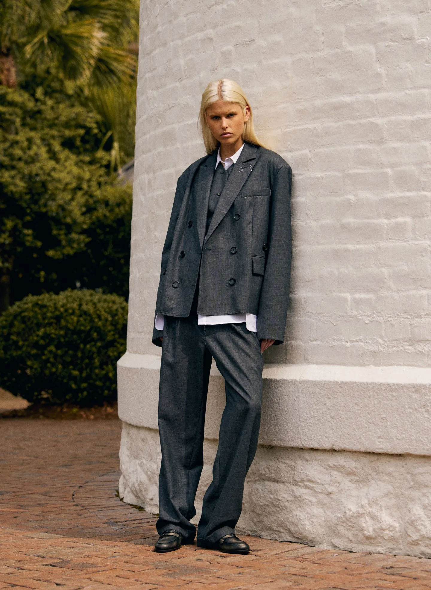 Ellis Suiting Derrick Trouser sold by Tibi product image thumbnail 3