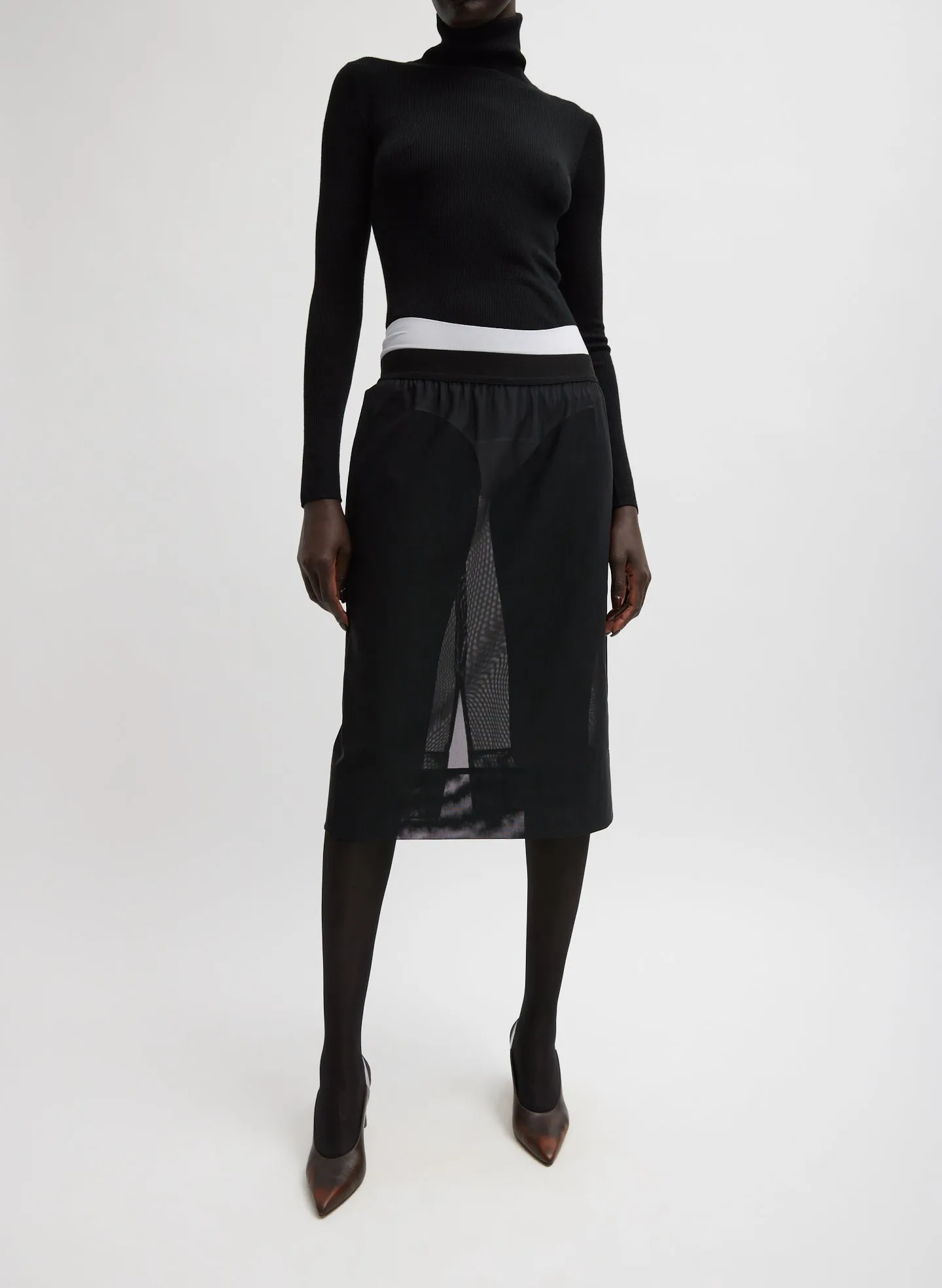 Power Mesh Skirt sold by Tibi product image thumbnail 3