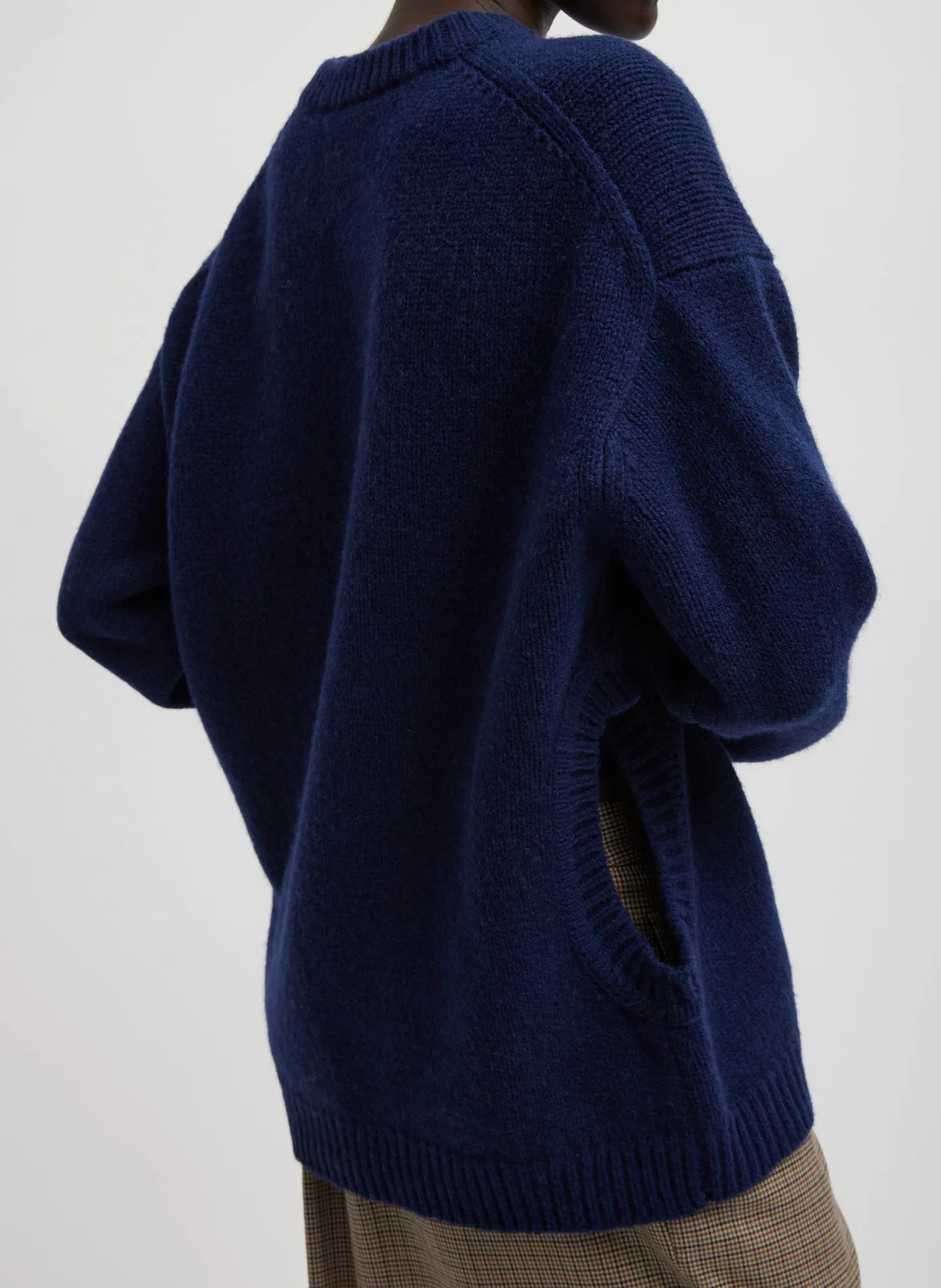 Soft Lambswool Sweater With Cut Out Detail sold by Tibi product image thumbnail 3