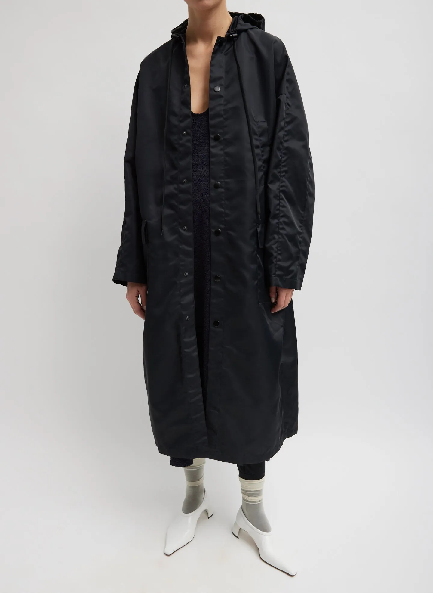 Eco Nylon Hooded Coat sold by Tibi