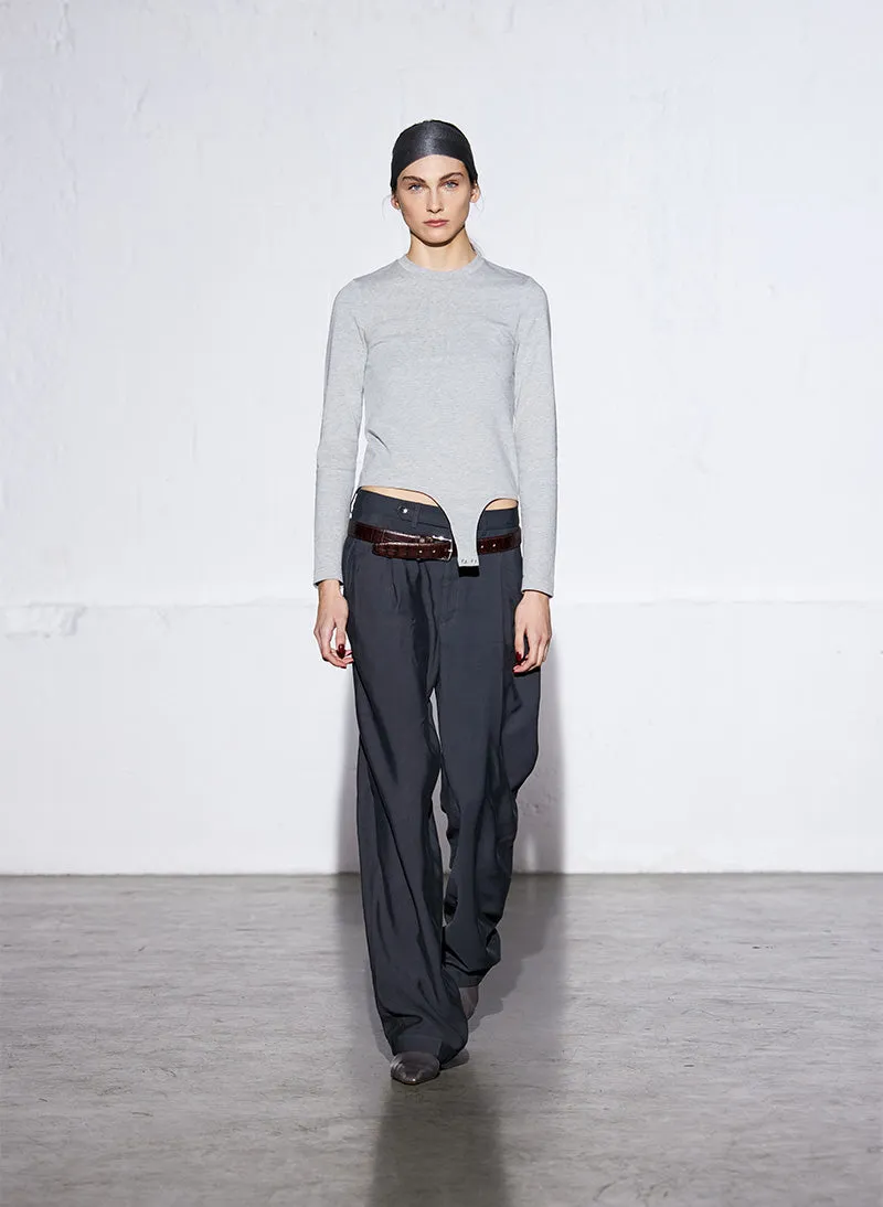 Perfect T-Shirt Shrunken Crewneck With Straps sold by Tibi product image thumbnail 2