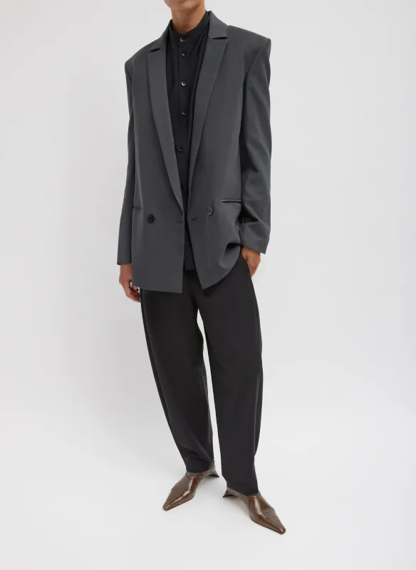 Fluid Suiting Double Breasted Blazer sold by Tibi