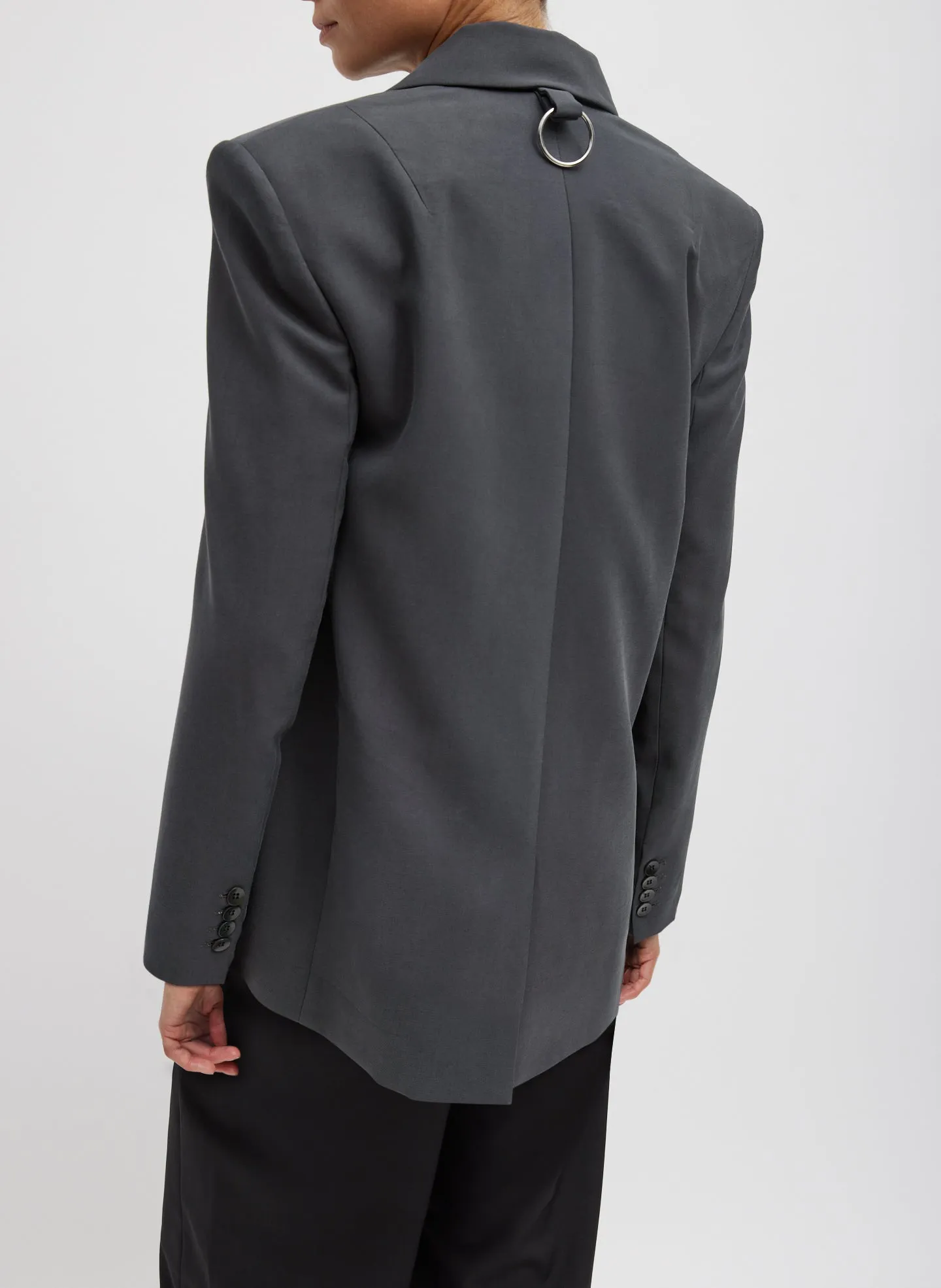 Fluid Suiting Double Breasted Blazer sold by Tibi product image thumbnail 3