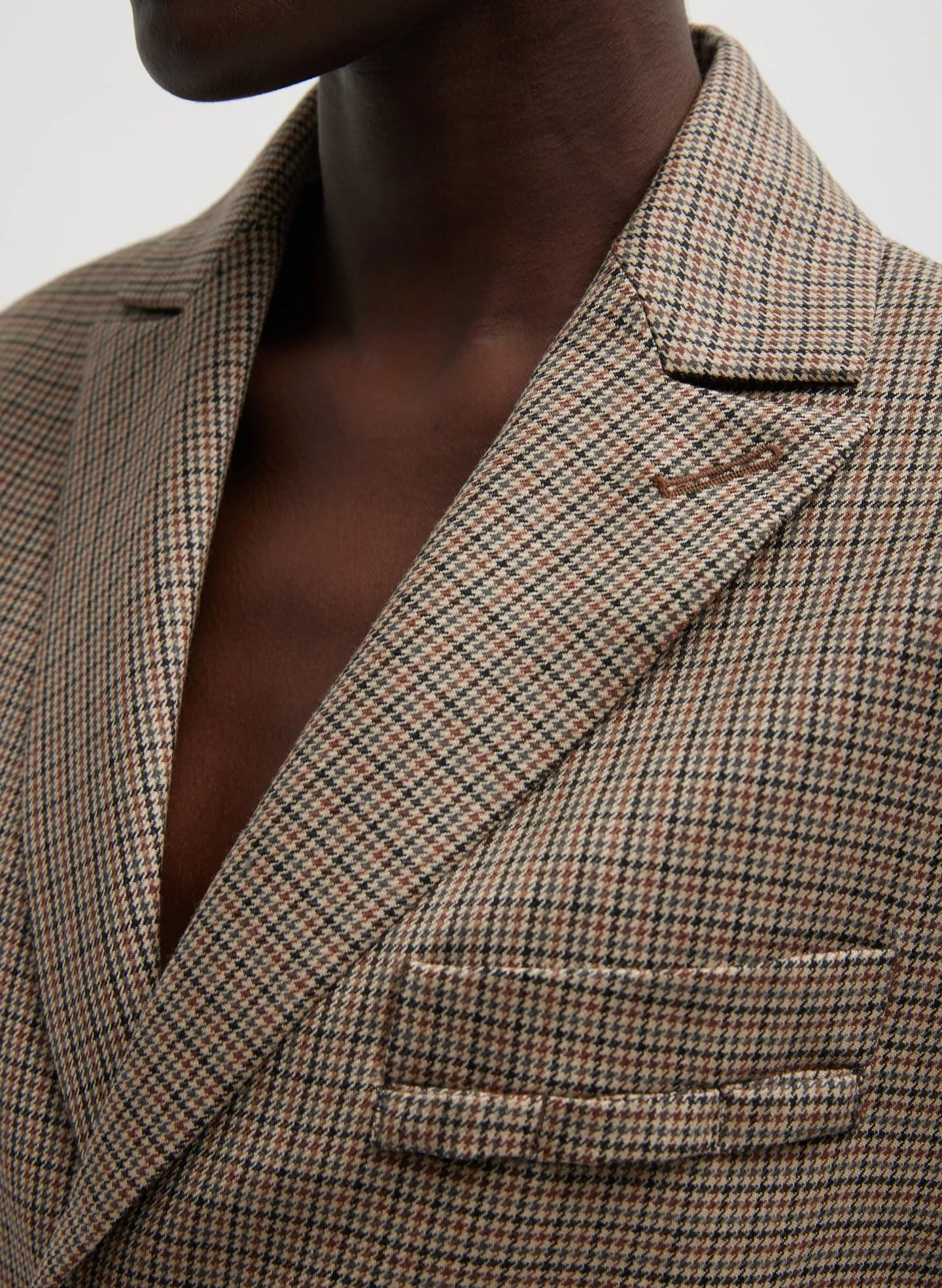 Thomas Menswear Check Dennis Cutout Blazer sold by Tibi product image thumbnail 4