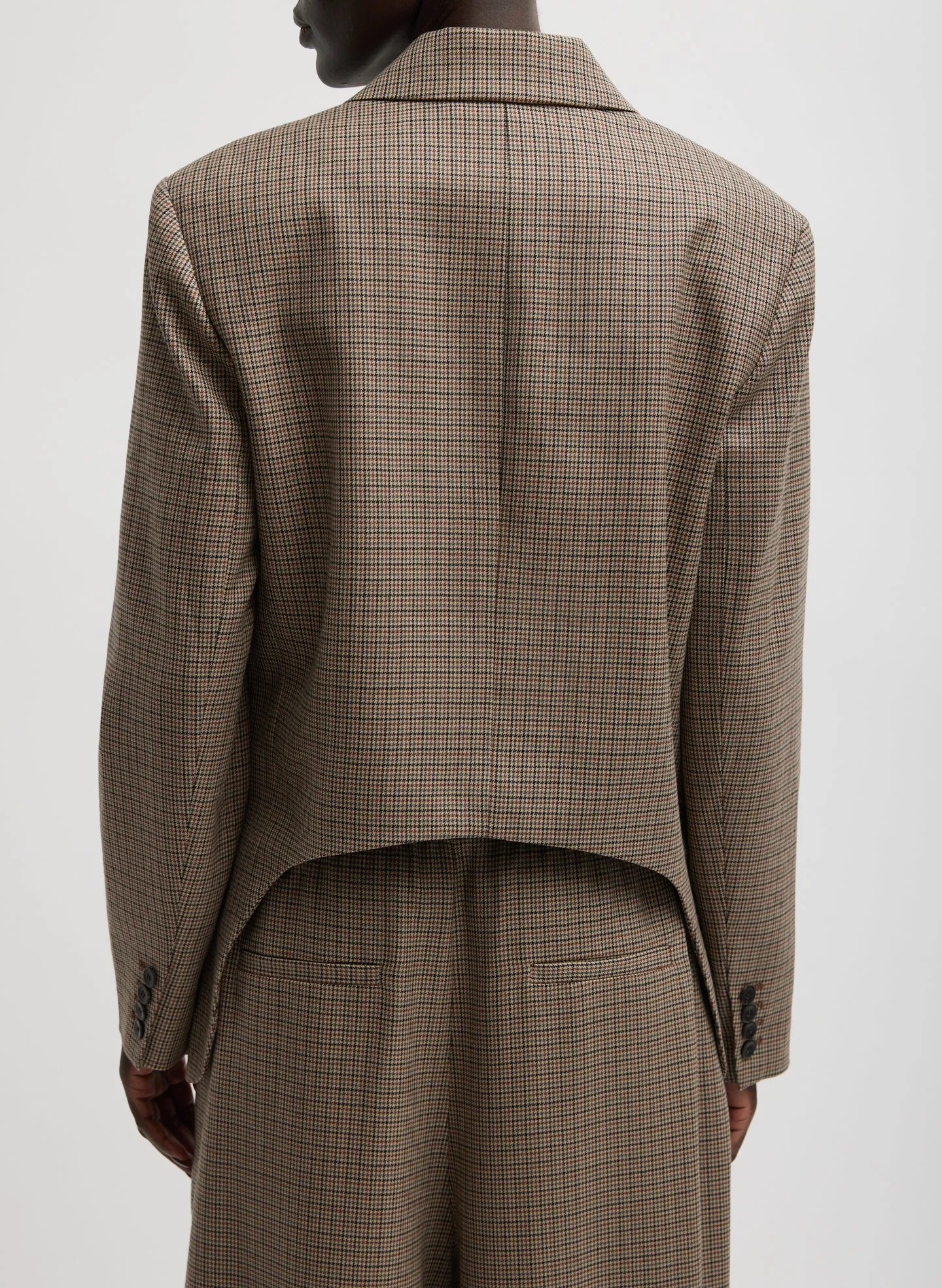 Thomas Menswear Check Dennis Cutout Blazer sold by Tibi product image thumbnail 5