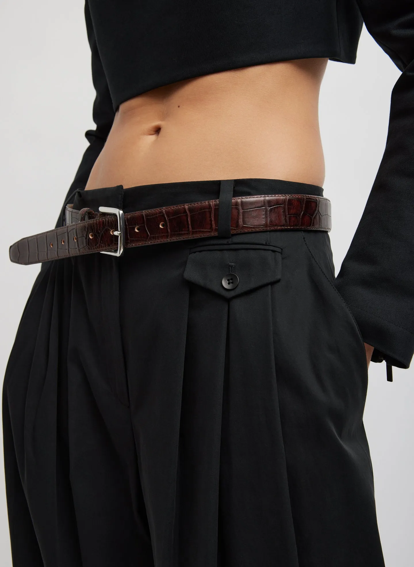 Bio Twill Triple Pleat Pant sold by Tibi product image thumbnail 5