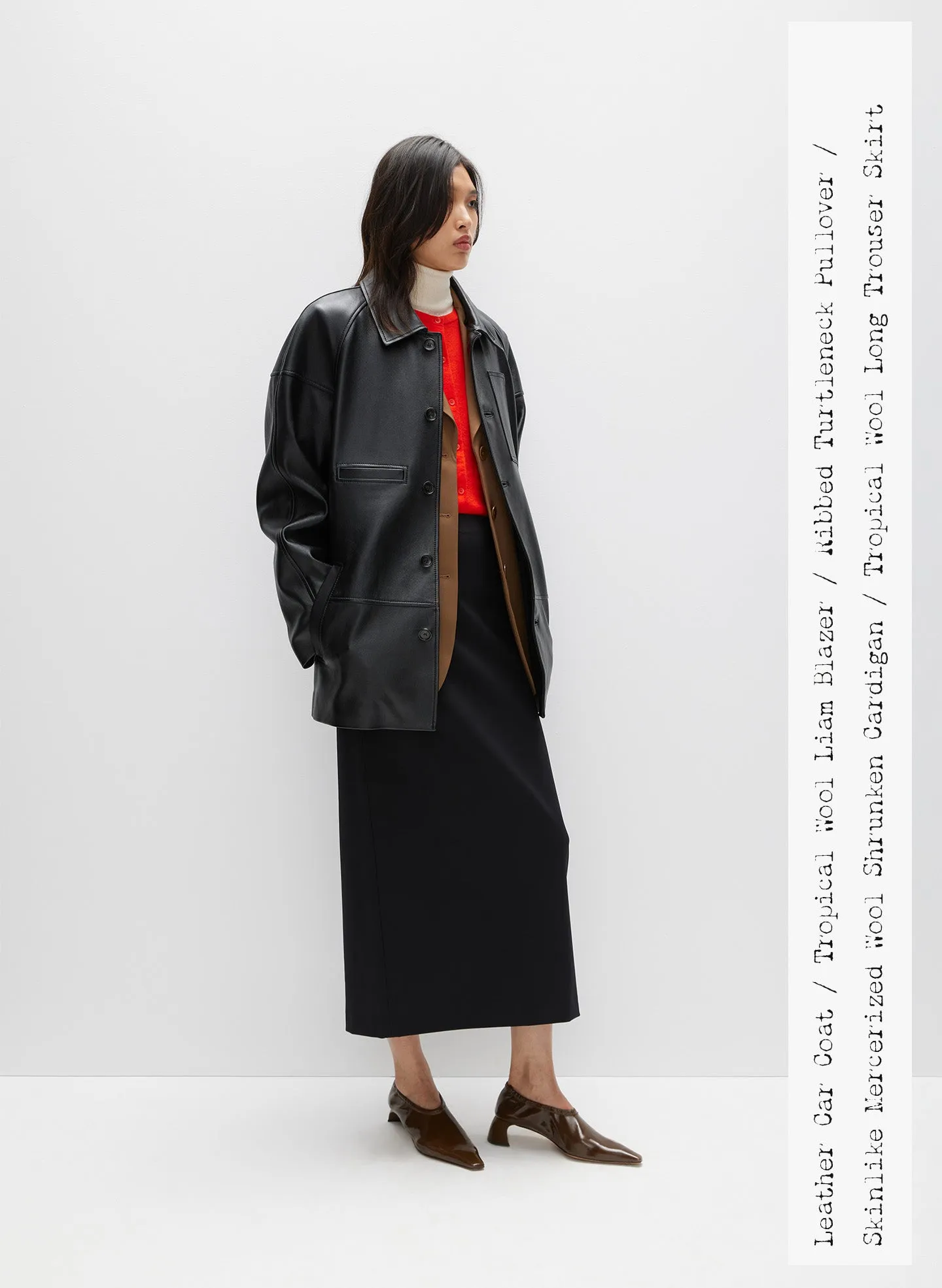 Leather Carcoat sold by Tibi product image thumbnail 2