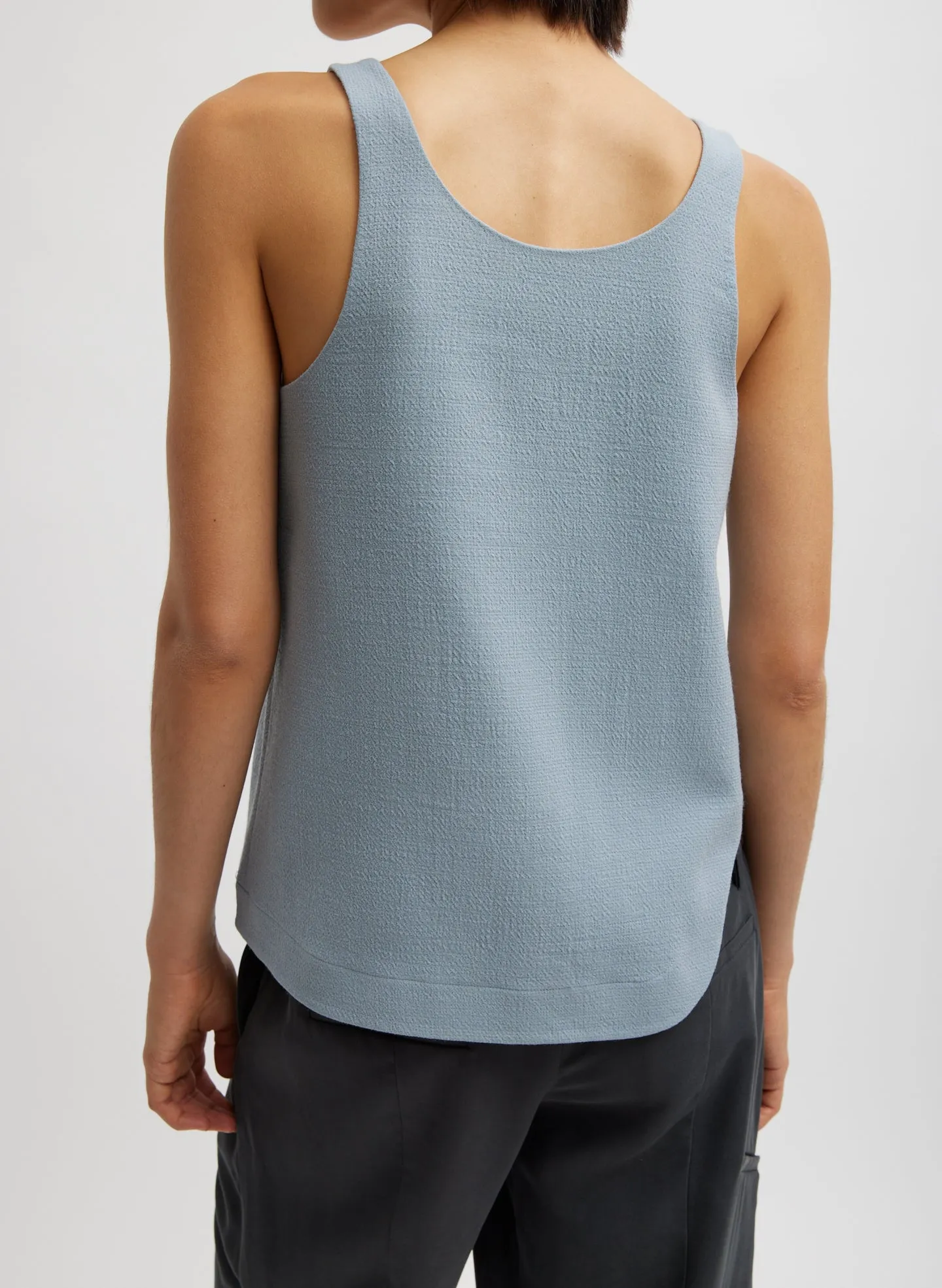 Melee Crepe Tank Top sold by Tibi product image thumbnail 2