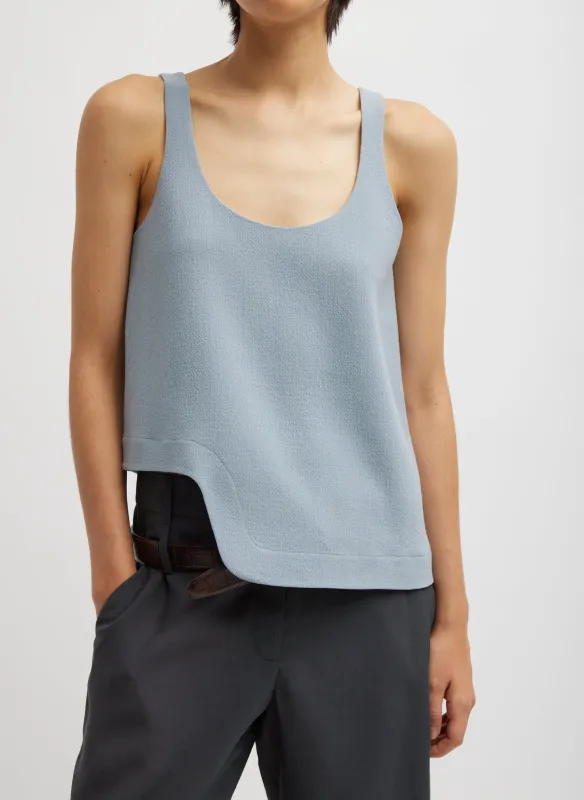 Melee Crepe Tank Top sold by Tibi