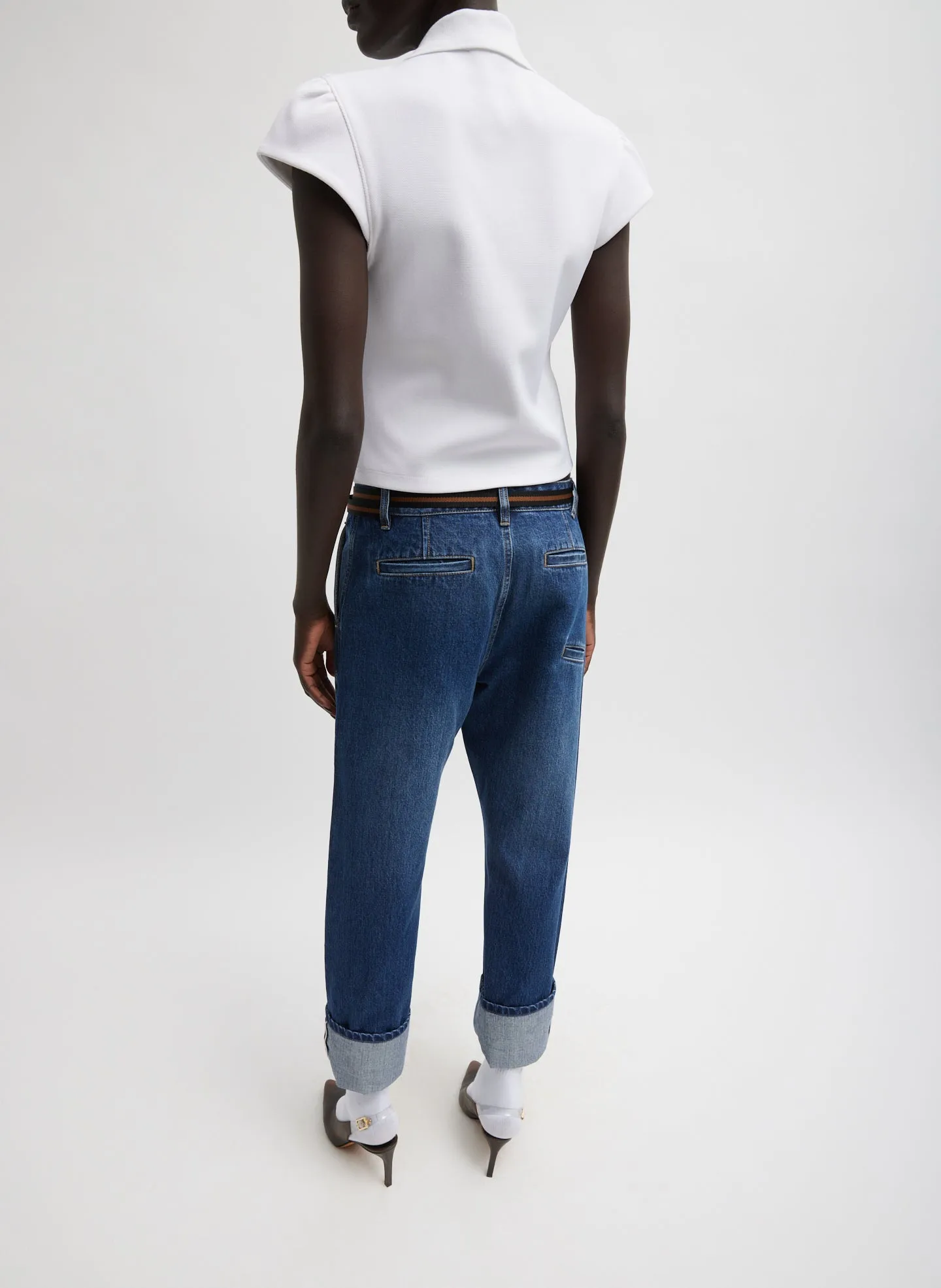 Selvage Denim Alec Slouch Jean sold by Tibi product image thumbnail 3