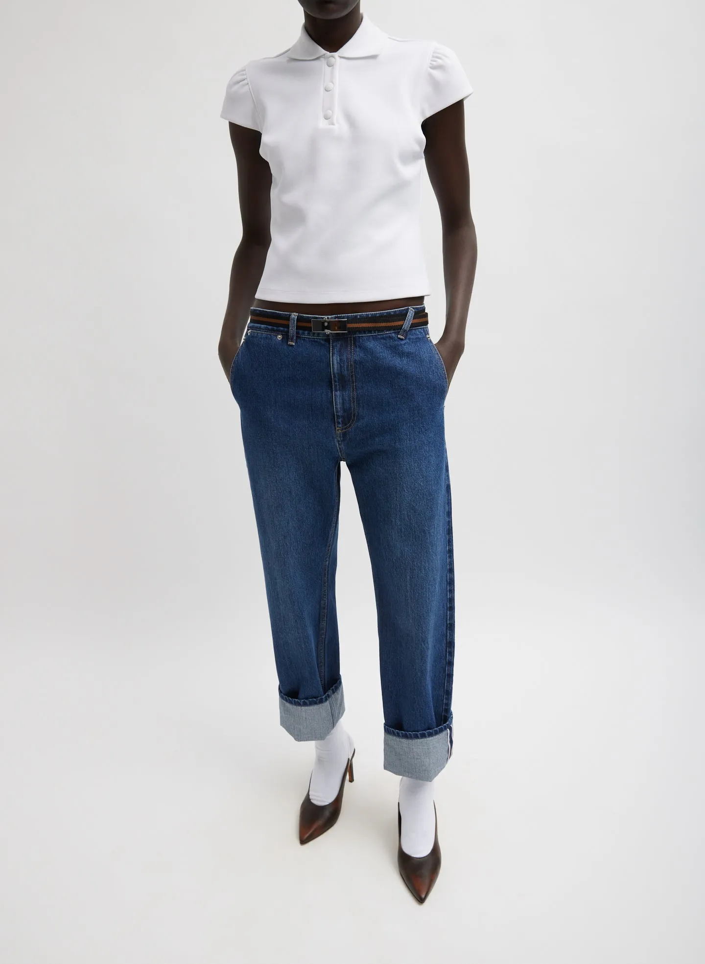 Selvage Denim Alec Slouch Jean sold by Tibi