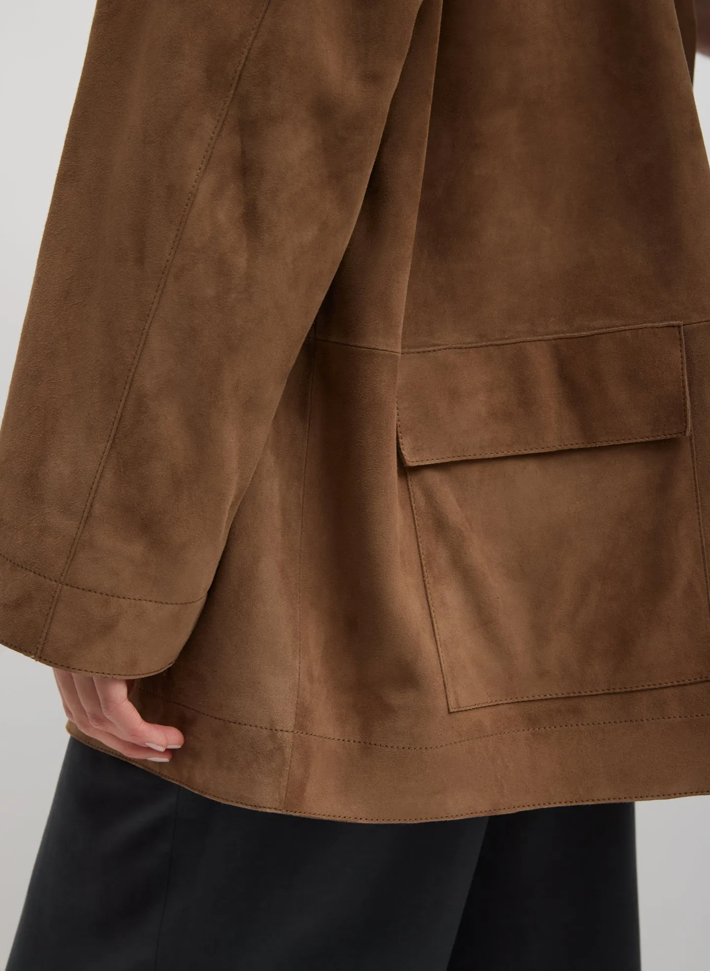 Suede Carcoat sold by Tibi product image thumbnail 5