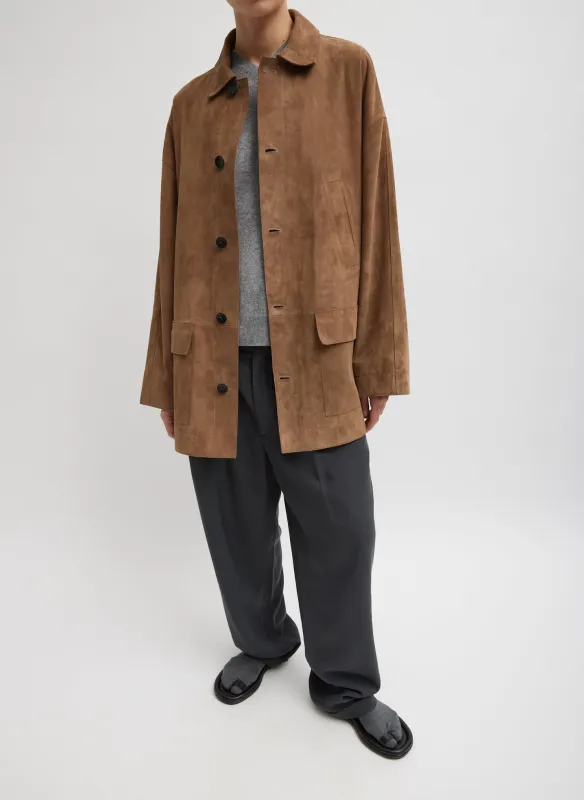 Suede Carcoat made by Tibi